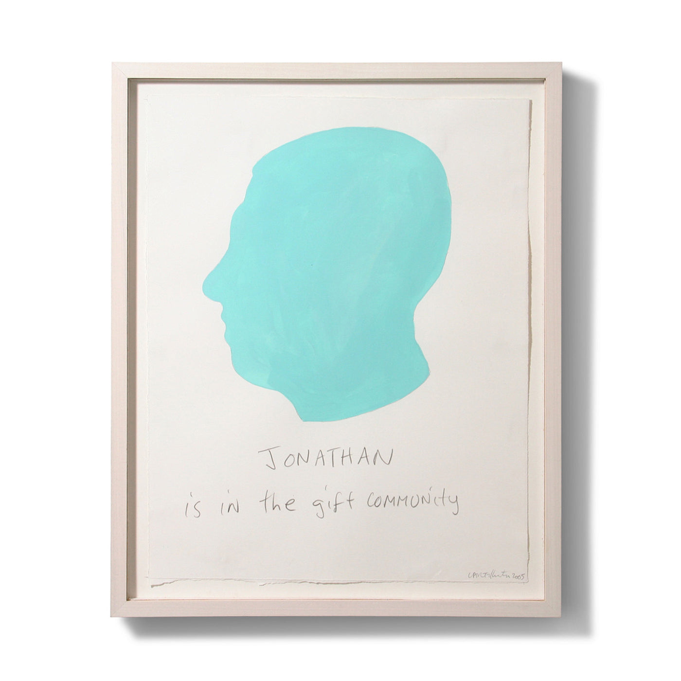Custom Silhouette Portrait - Personalized Text Art - 19x15 Inch Wall Decor - Unique Gift for Wedding, Anniversary & Home Decor