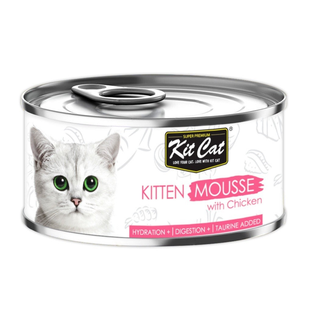 24-Pack Kit Cat Deboned Food Topper for Adult Cats & Kittens - 80g Pouches, 22 Flavor Variety - Perfect for Mealtime Enhancement & Picky Eaters