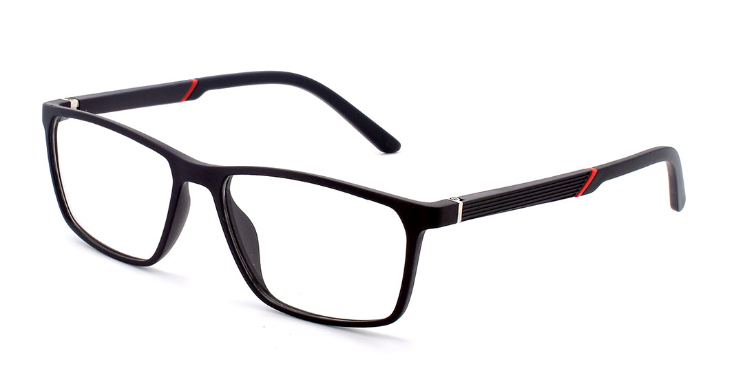 Stylish Angular Rectangle Glasses MZ01 02 - Trendy Unisex Eyewear for Men & Women | Perfect for Reading, Driving, and Fashion Accessories