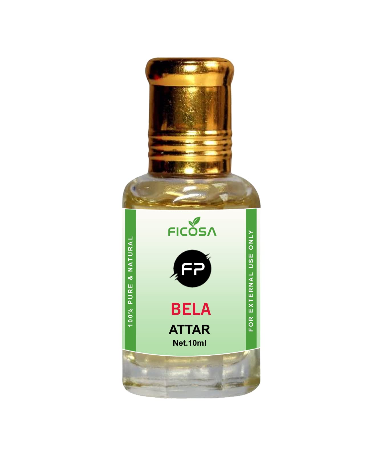 Ficosa Bela Attar 10ML Natural Perfume Oil for Men & Women | Alcohol-Free Floral Fragrance | Indian Itra Scent | Long-Lasting Essential Oil | Perfect for Daily Wear, Meditation & Special Occasions (10ml)