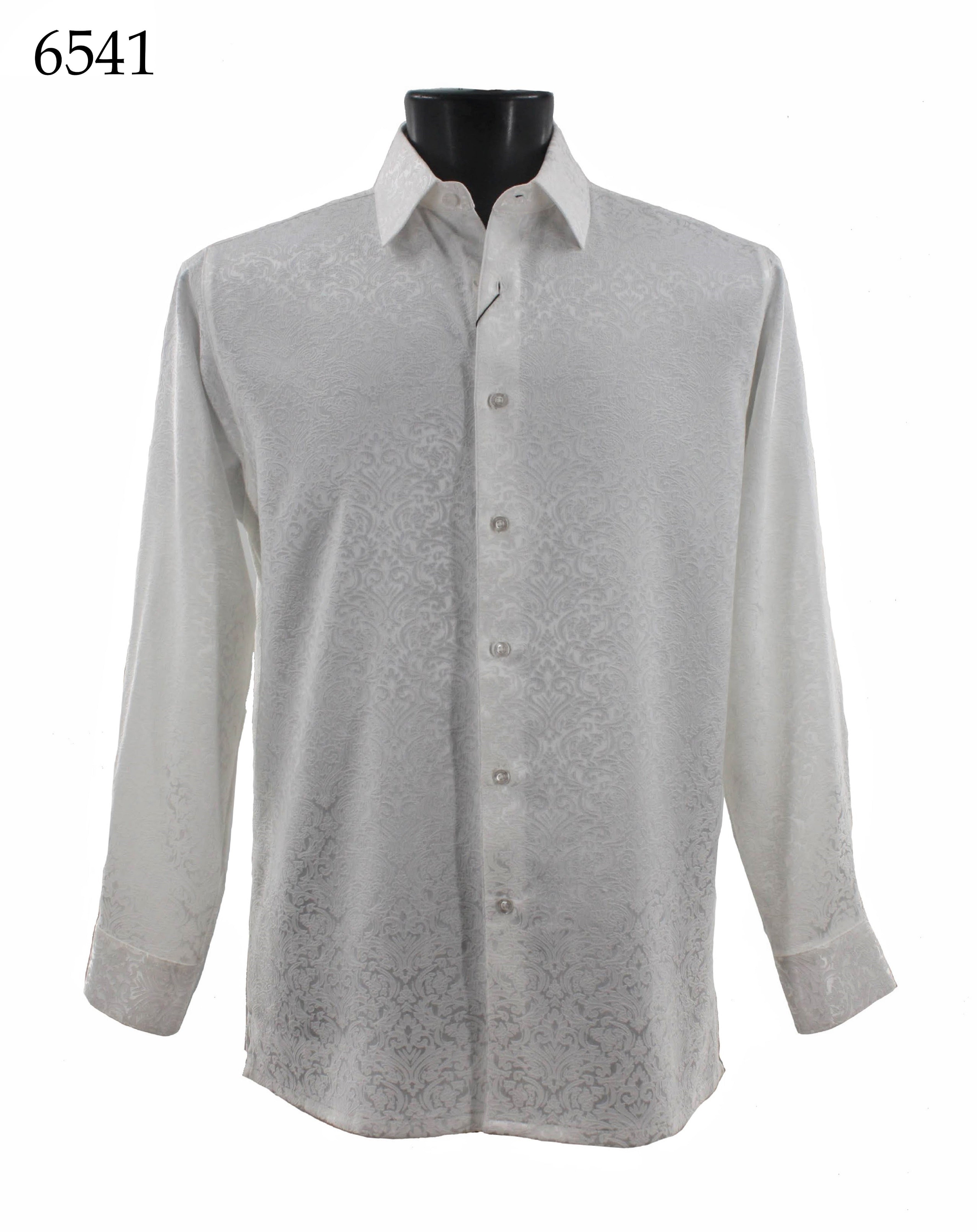 Bassiri Men's Long Sleeve Casual Shirt 6541 - Comfortable Button Down Work Shirt for Office, Business & Everyday Wear