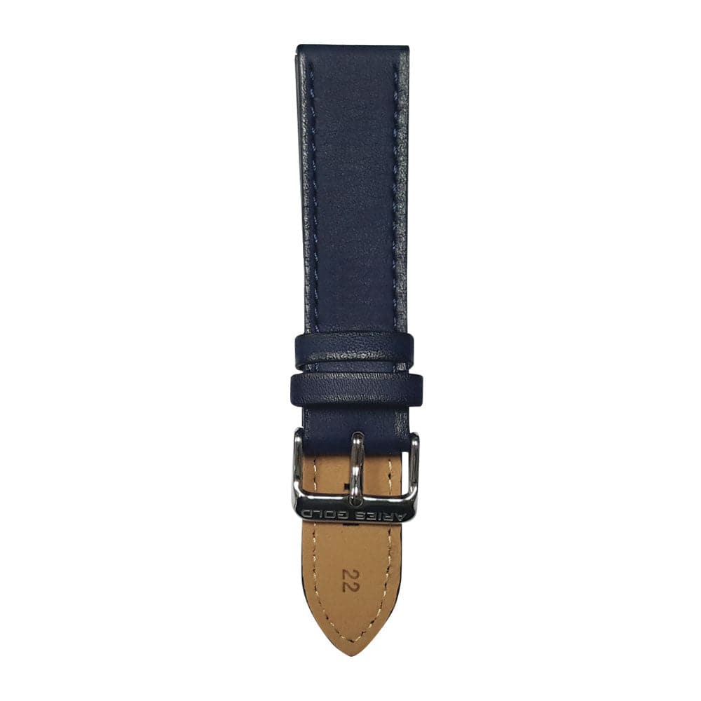 ARIES GOLD AEGEAN BLUE AG L0022 Genuine Leather Watch Strap - Durable & Stylish for Men's Watches | Perfect for Casual, Business & Outdoor Activities