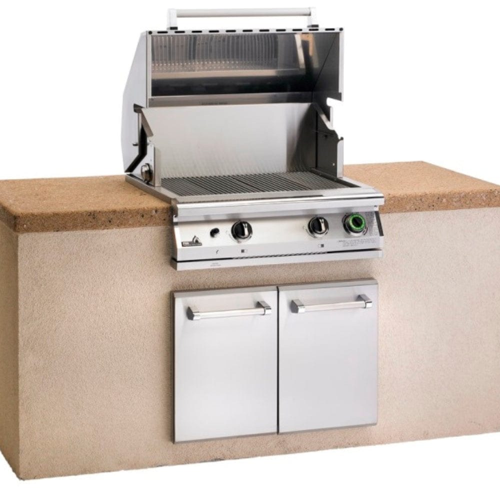 PGS Legacy Newport S27T 30 Inch Built-In Gas Grill with Timer - Premium Outdoor BBQ Grill for Backyard, Patio, and Tailgating Parties