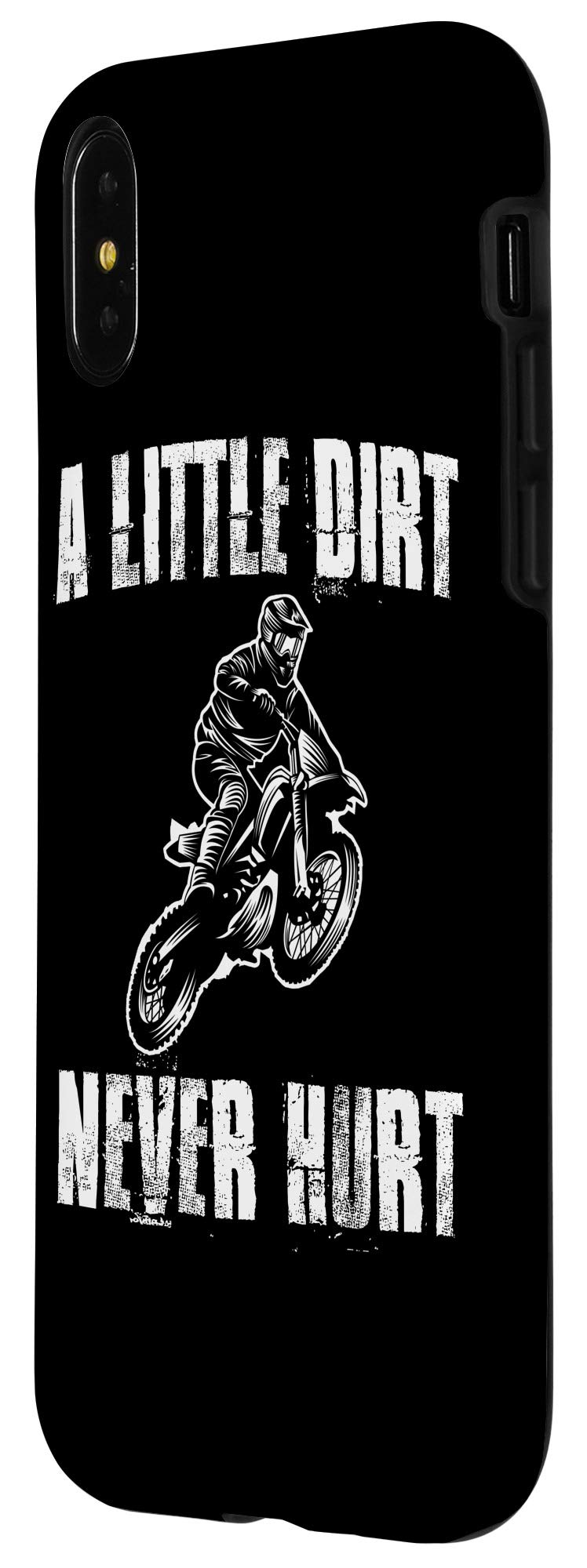 iPhone X/XS Rugged Offroad Dirt Bike Motocross Case - Shockproof & Scratch Resistant Protective Cover for Outdoor Adventures, Mountain Biking & Extreme Sports