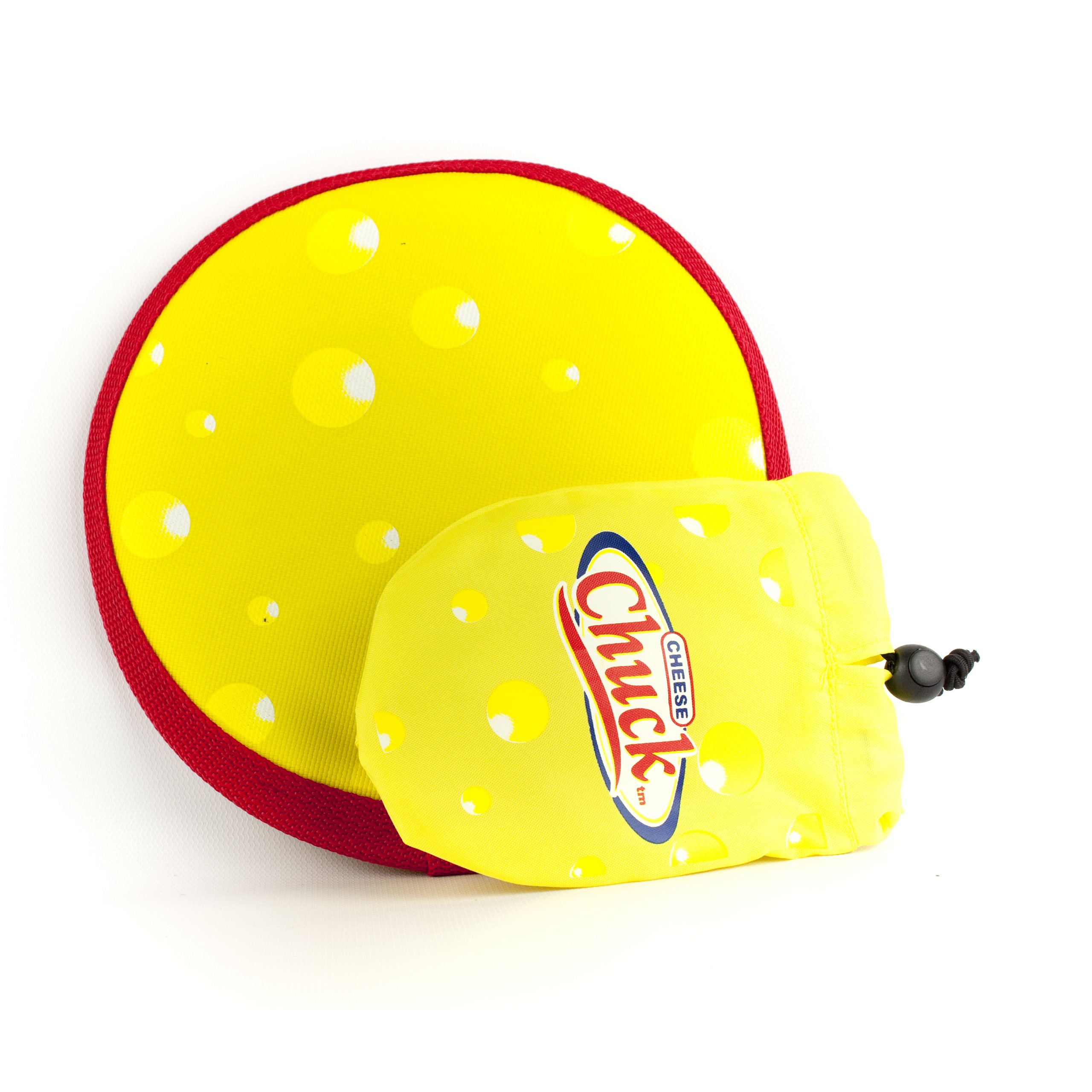 **Flyerz Cheese Chuck Flyer - Durable Dog Frisbee Toy for Fetch & Outdoor Play - Perfect for Beach, Park & Backyard Fun**
