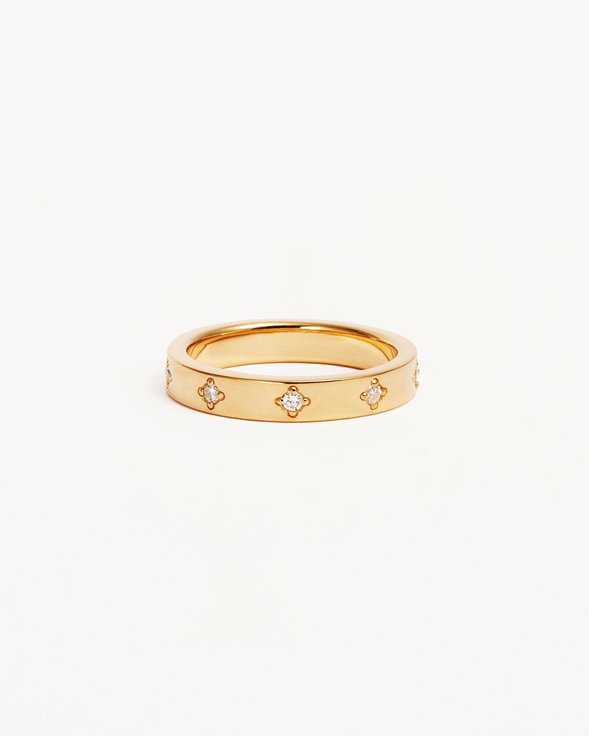 18K Gold Vermeil Infinite Light Ring - Elegant Stackable Jewelry for Women, Perfect for Everyday Wear, Gifts & Special Occasions