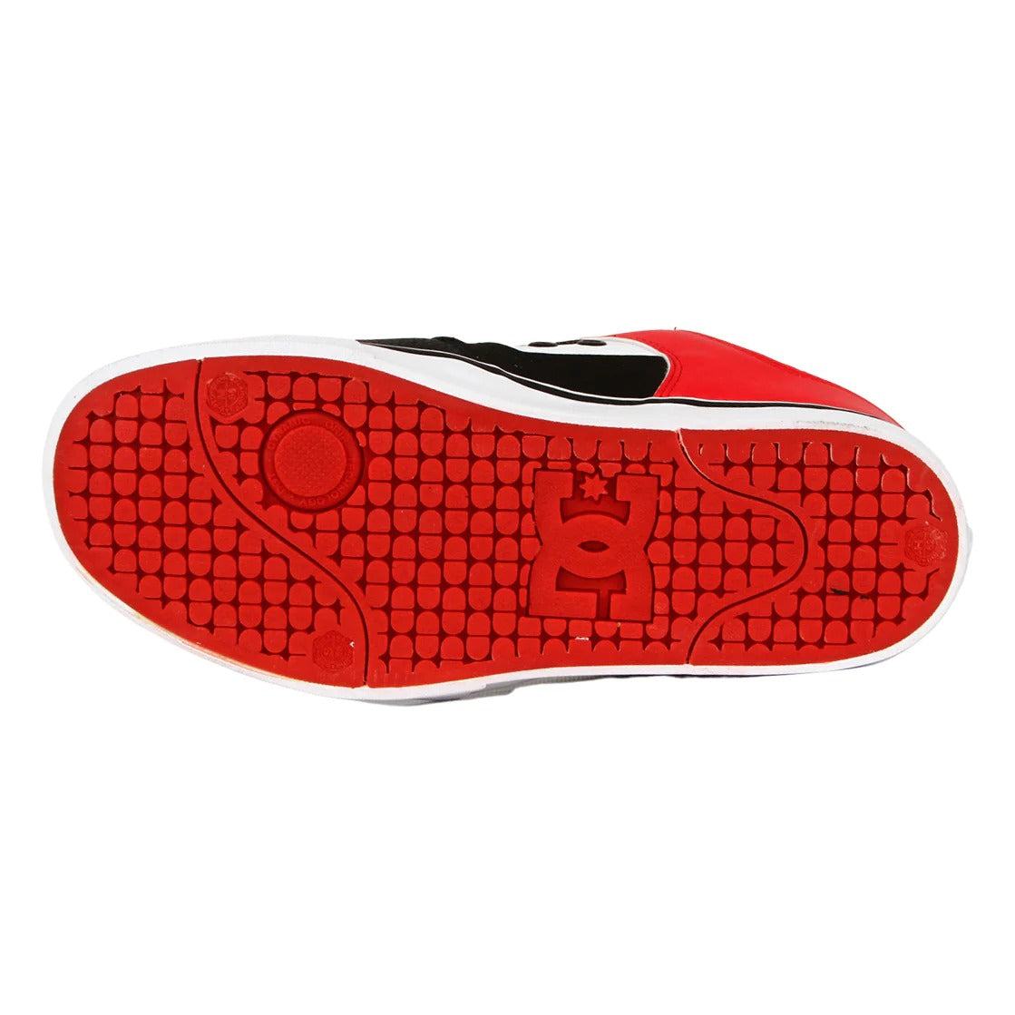 DC Pure BRD Skate Shoes for Men - Black, White & Red Colorway | High-Performance Skateboarding Sneakers for Street Style & Urban Fashion