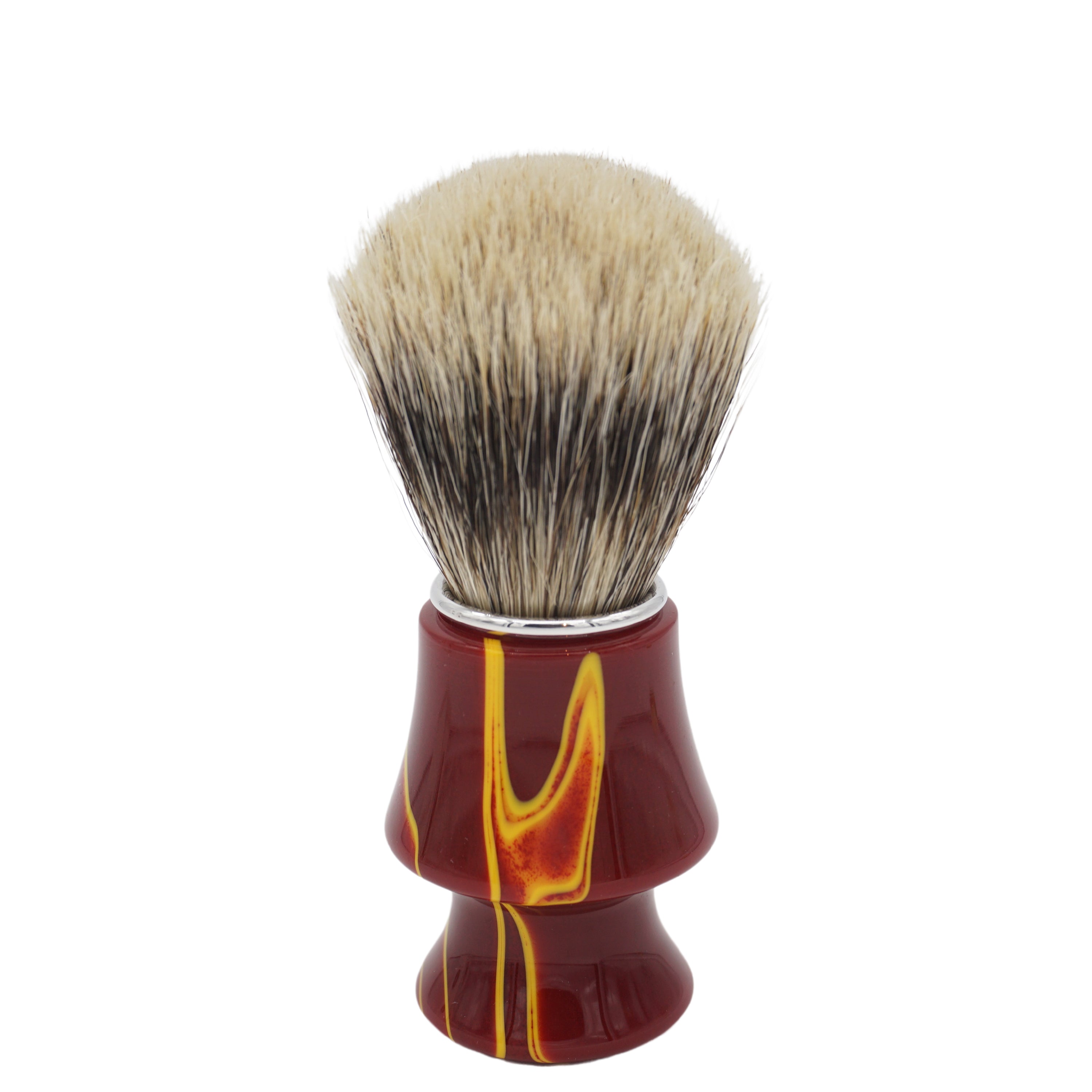 24mm Semogue Mistura Badger & Boar Shaving Brush with Infrared Handcrafted Handle - Perfect for Wet Shaving & Grooming Routine