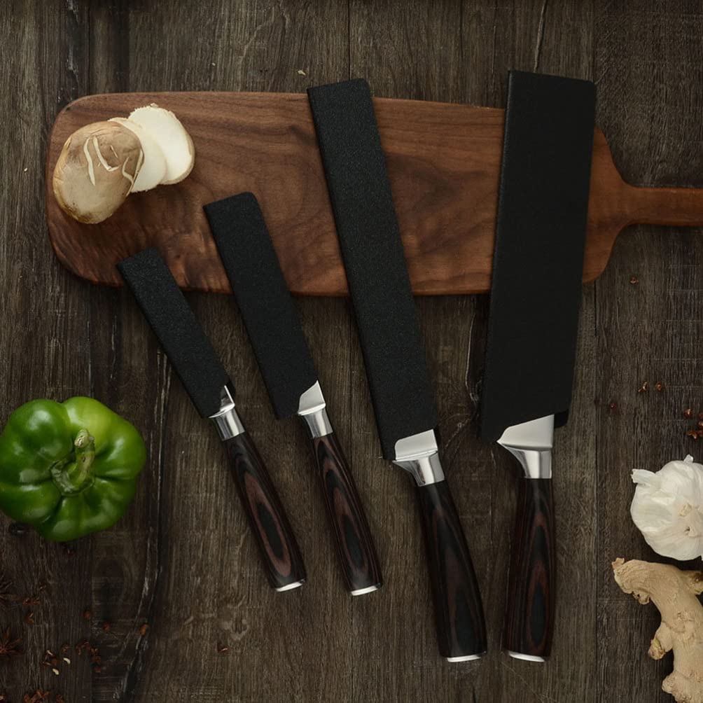 2-Pack Knife Sheaths - Durable Protective Covers for Kitchen Knives, Hunting Knives & Chef Knives - Safe Storage & Decorative Display for Home, Camping & Outdoor Use