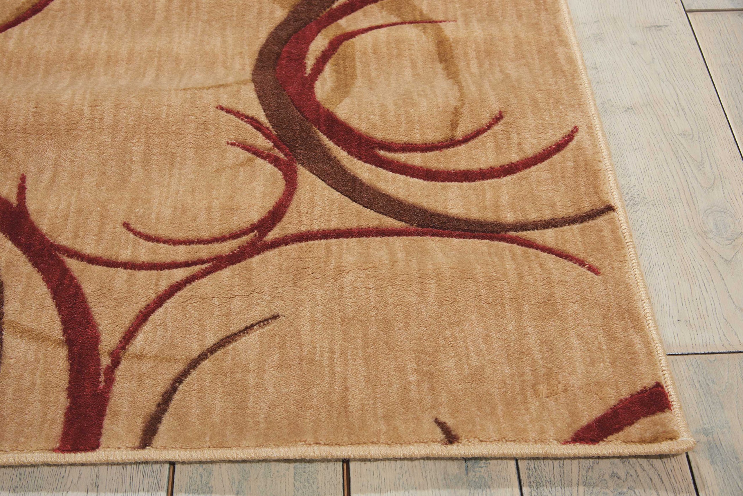 Nourison Somerset Abstract Beige 2' x 2'9