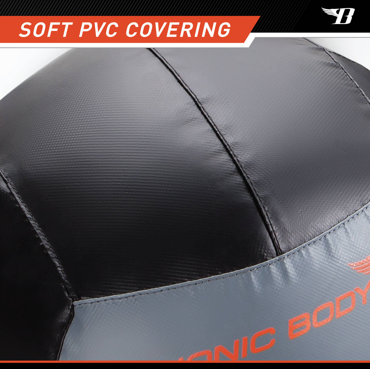 Bionic Body 10lb Weighted Medicine Ball for Strength Training | BBWB 1210 - Perfect for Home Gym, CrossFit & Functional Fitness Workouts