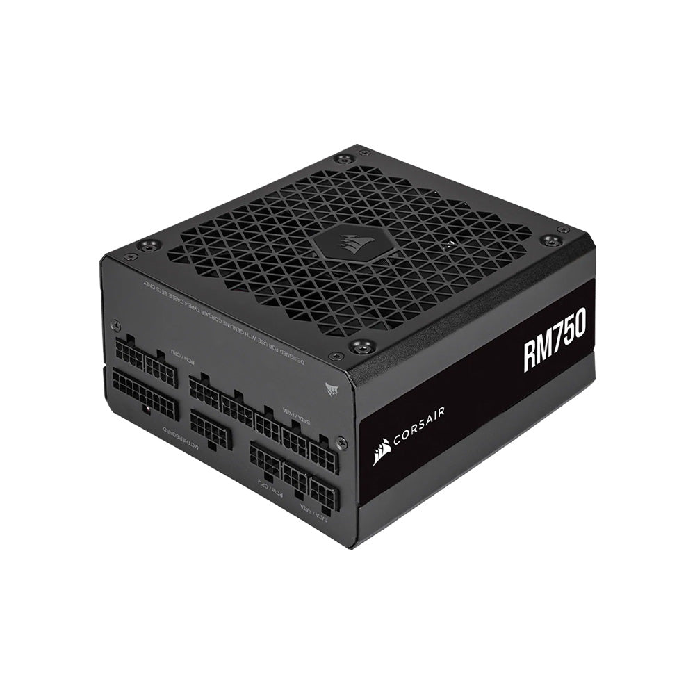 Corsair RM750 750W 80 Plus Gold Fully Modular Power Supply - High Efficiency PSU for Gaming PC, Workstation & Home Office - Quiet & Reliable Power Delivery (2021 Model)