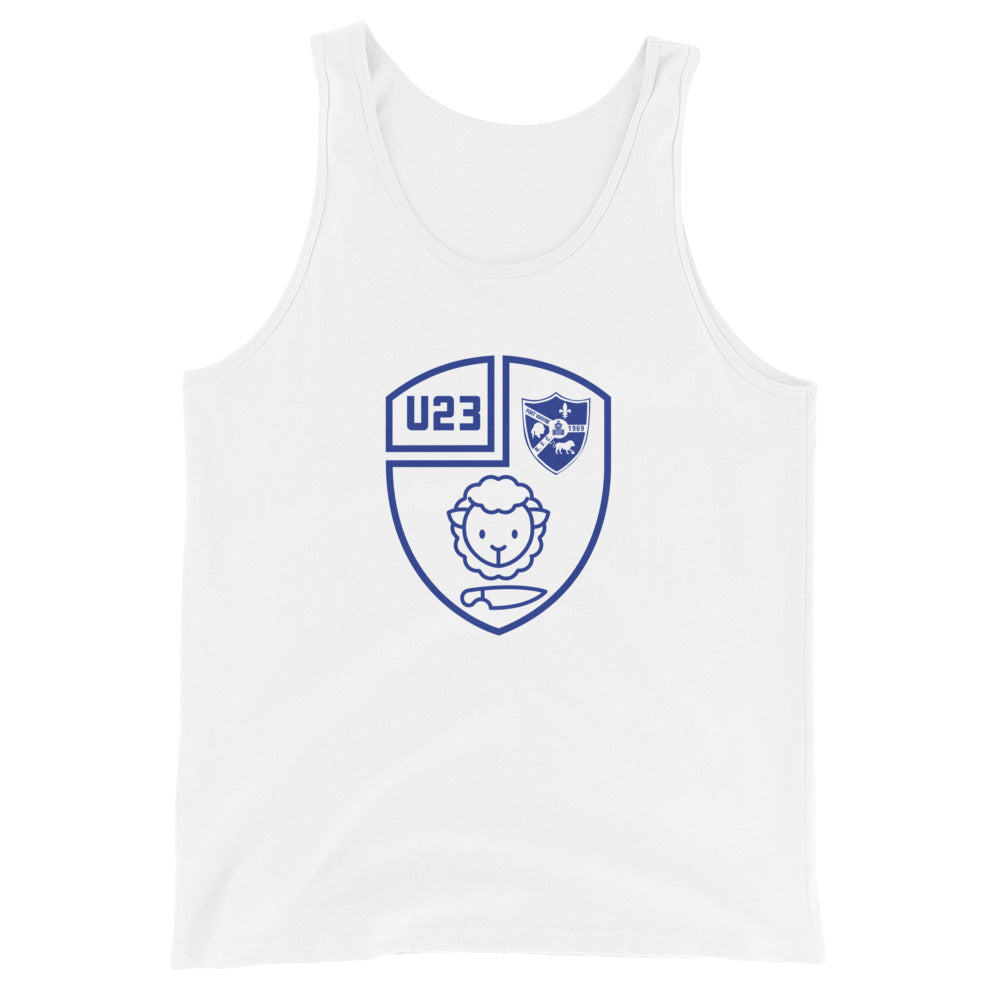 Black & Blue U23 Social Tank Top - Breathable & Stylish Men's Muscle Shirt for Gym, Workout & Casual Wear