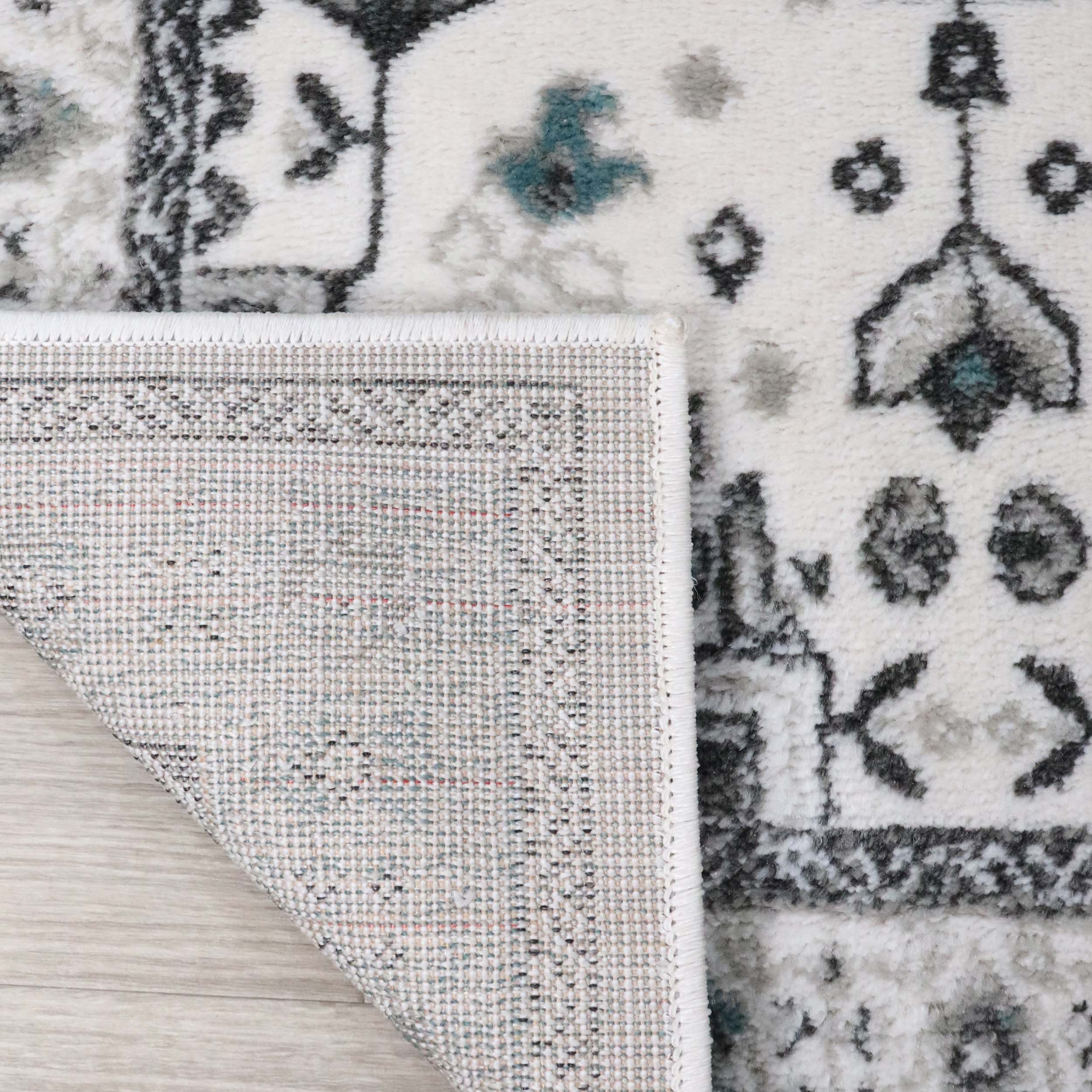 Einsgrove Southwestern Tribal Medallion Area Rug - Non-Slip Indoor Runner for Living Room, Bedroom & Entryway - Boho Chic Home Decor