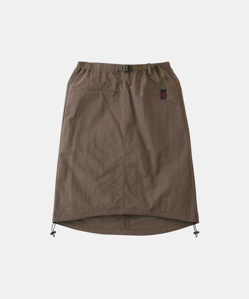 Lightweight Nylon Packable Midi Skirt for Women - Travel-Friendly Wrinkle-Resistant Skirt - Perfect for Travel, Hiking, and Casual Outings