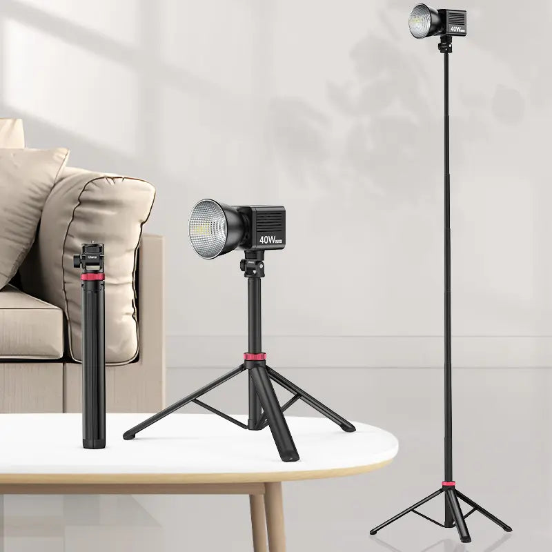 Ulanzi MT 79 Portable Adjustable Light Stand (6.5 Feet) - Professional Photography Lighting Stand for Studio, YouTube Videos & Live Streaming - Durable Aluminum Tripod with Carrying Bag T075GBB1
