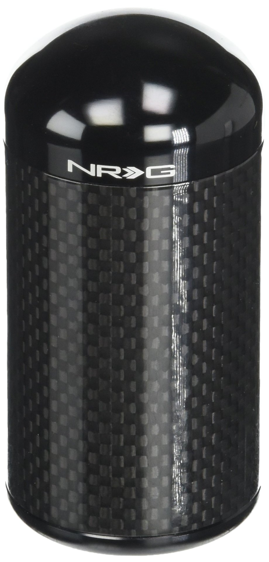 NRG Innovations SK-550CF-1 Carbon Fiber Shift Knob - Universal Fit for Manual Transmission Cars - Perfect for Racing, Drifting & Performance Driving
