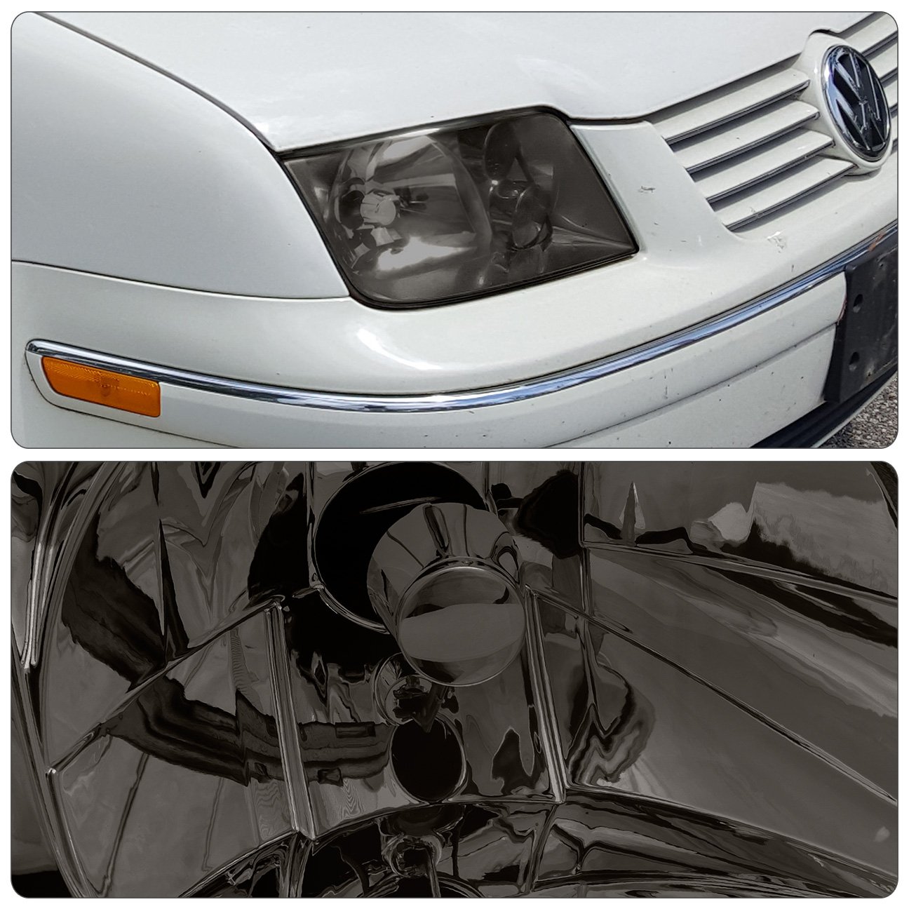 Jetta Bora MK4 Headlights & Fog Lamps Set (1999-2005) - Perfect for Night Driving & Off-Road