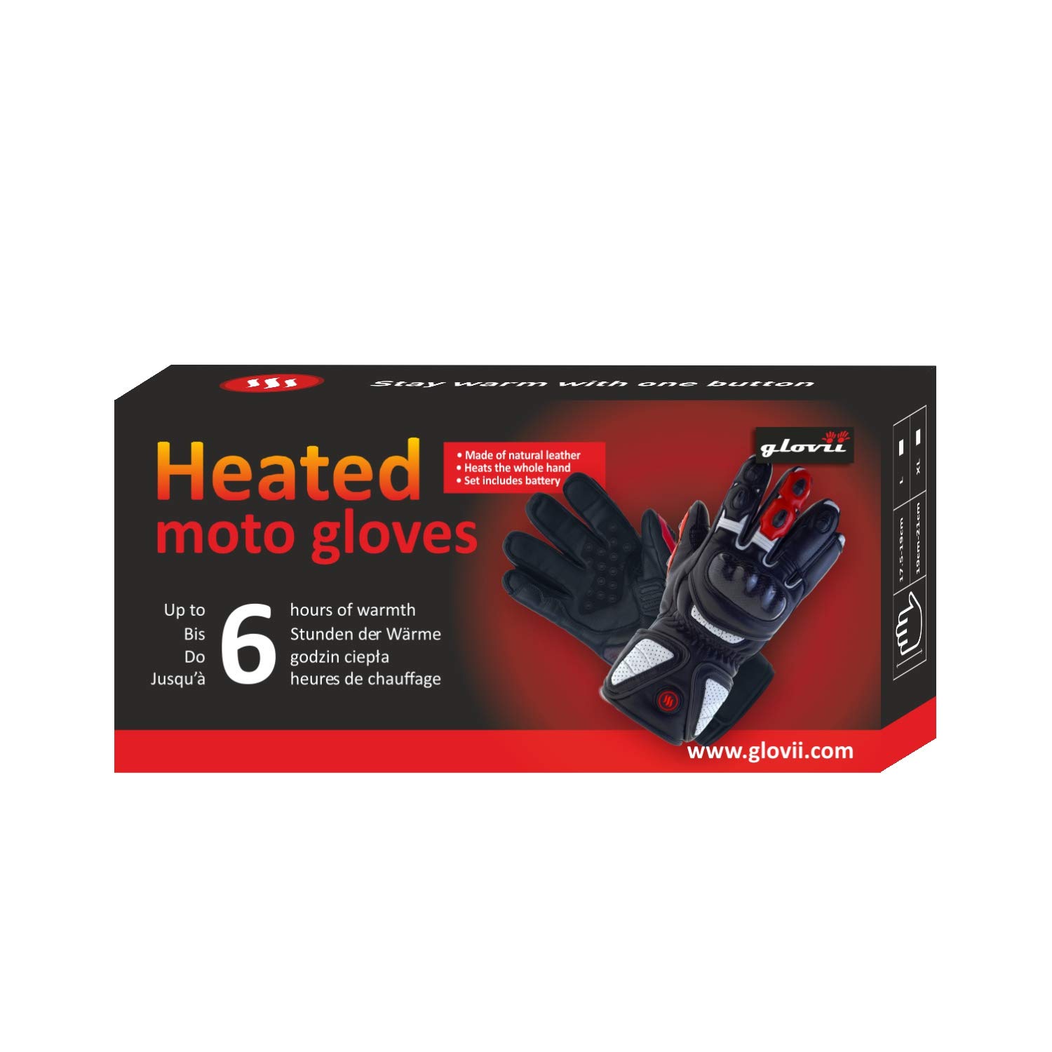 GDB Heated Motorcycle Gloves for Men & Women - Winter Windproof Electric Heating Gloves with Touchscreen - Ideal for Cold Weather Riding, Snowmobiling & Outdoor Adventures
