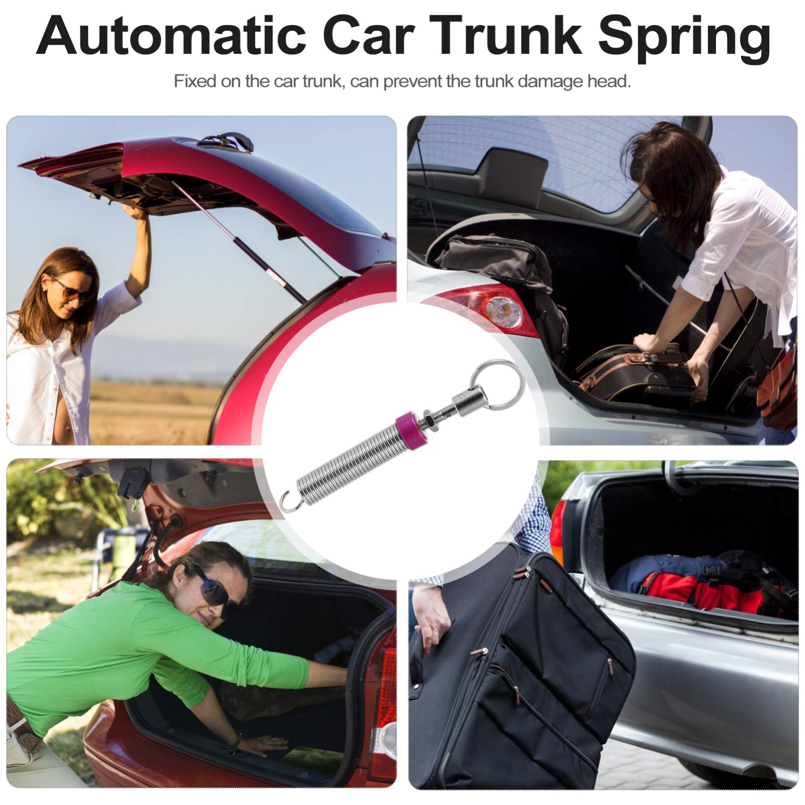 Heavy-Duty Car Trunk Lift Spring - Universal Trunk Lifting Device for Easy Boot Opening - Durable Vehicle Accessory for Sedans, SUVs & Trucks - Perfect for Grocery Loading, Road Trips & Car Maintenance