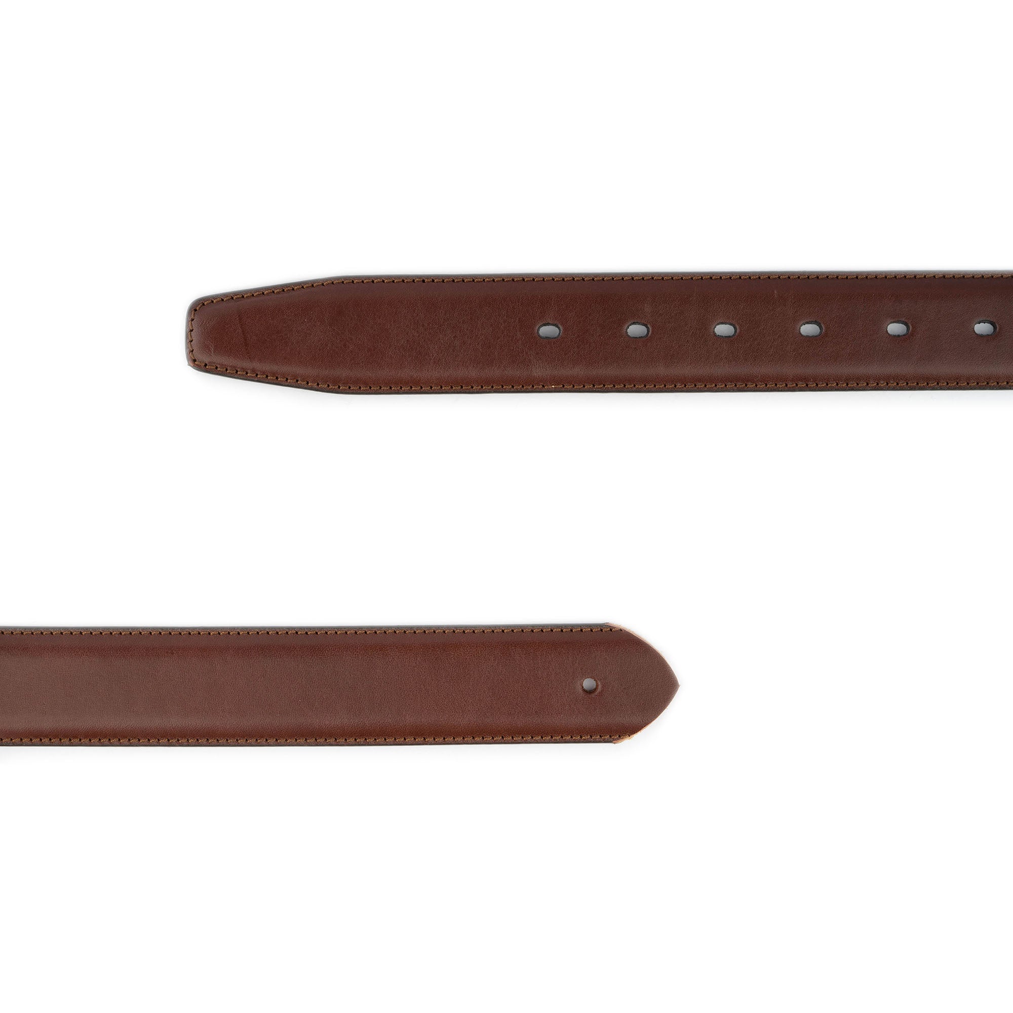 Genuine Brown Leather Replacement Belt Strap for Cartier Buckles - Premium Adjustable Dress Belt for Men & Women - Perfect for Formal Wear, Office & Special Occasions