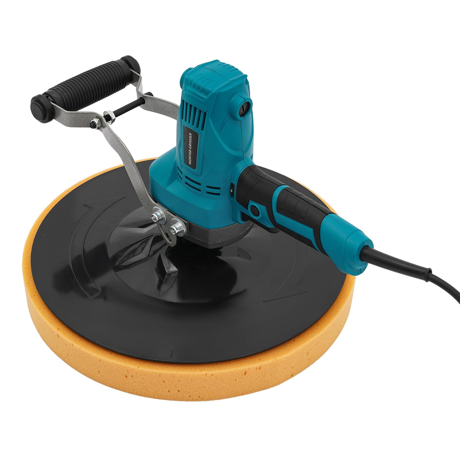 850W Electric Concrete Sander - Variable Speed 50-100RPM Handheld Drywall Sander with 16-Inch Sanding Pad for Ceiling, Cement, Mortar & Plaster | Perfect for Wall Polishing & Surface Preparation in Construction & DIY Projects