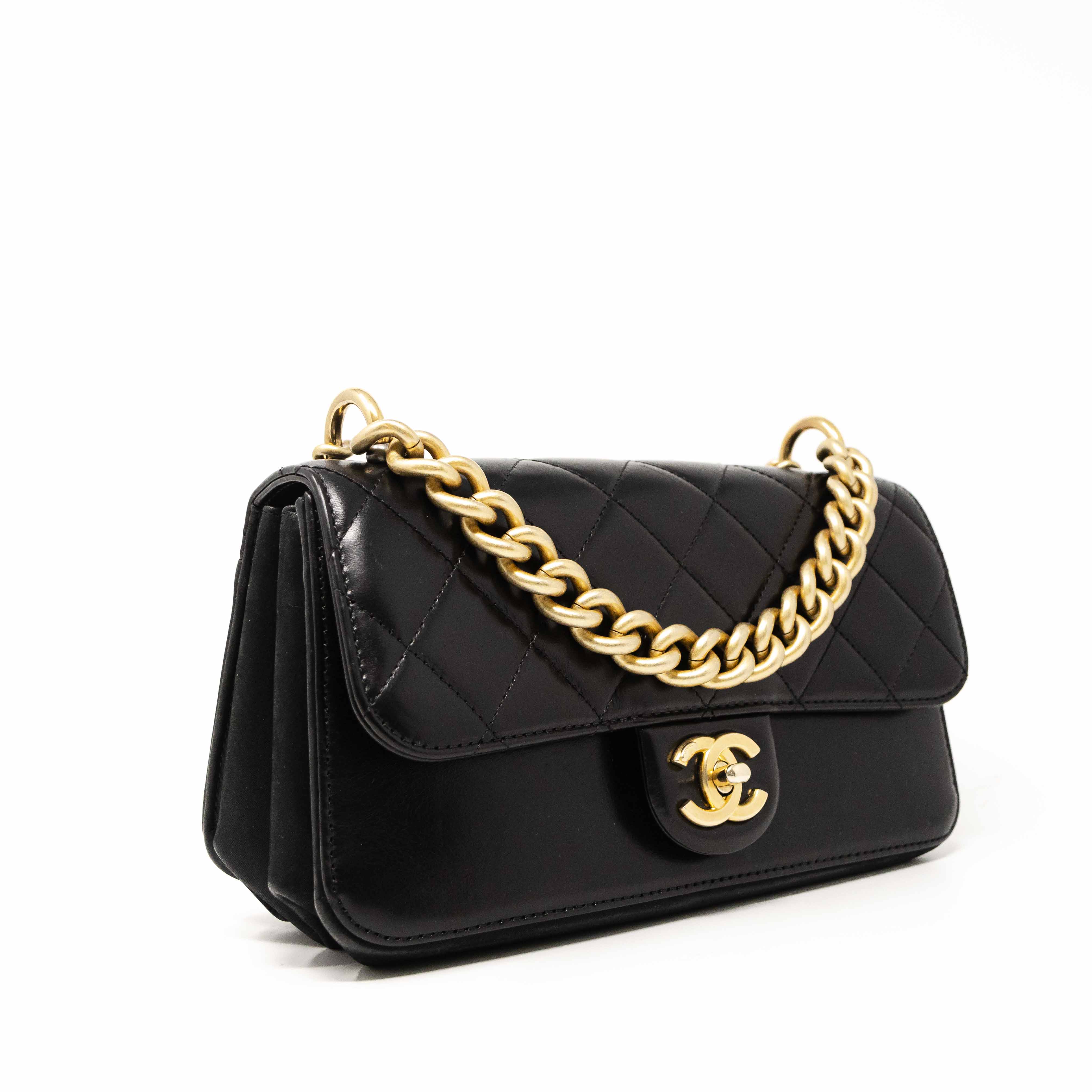 Chanel Black Quilted Leather Classic Flap Bag for Women - Elegant Shoulder Bag for Work, Party & Evening Events