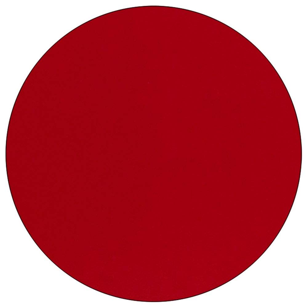Flash Furniture 48-Inch Round Red Activity Table - Kids Play Table, Classroom, Daycare, and Home Use