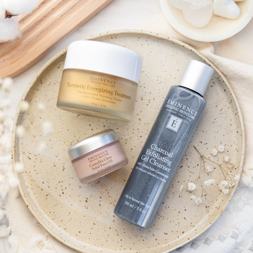 Eminence Organics Charcoal Exfoliating Gel Cleanser - Deep Pore Cleansing & Exfoliating Face Wash for Acne & Blackheads - Perfect for Oily & Combination Skin - Morning & Night Skincare Routine