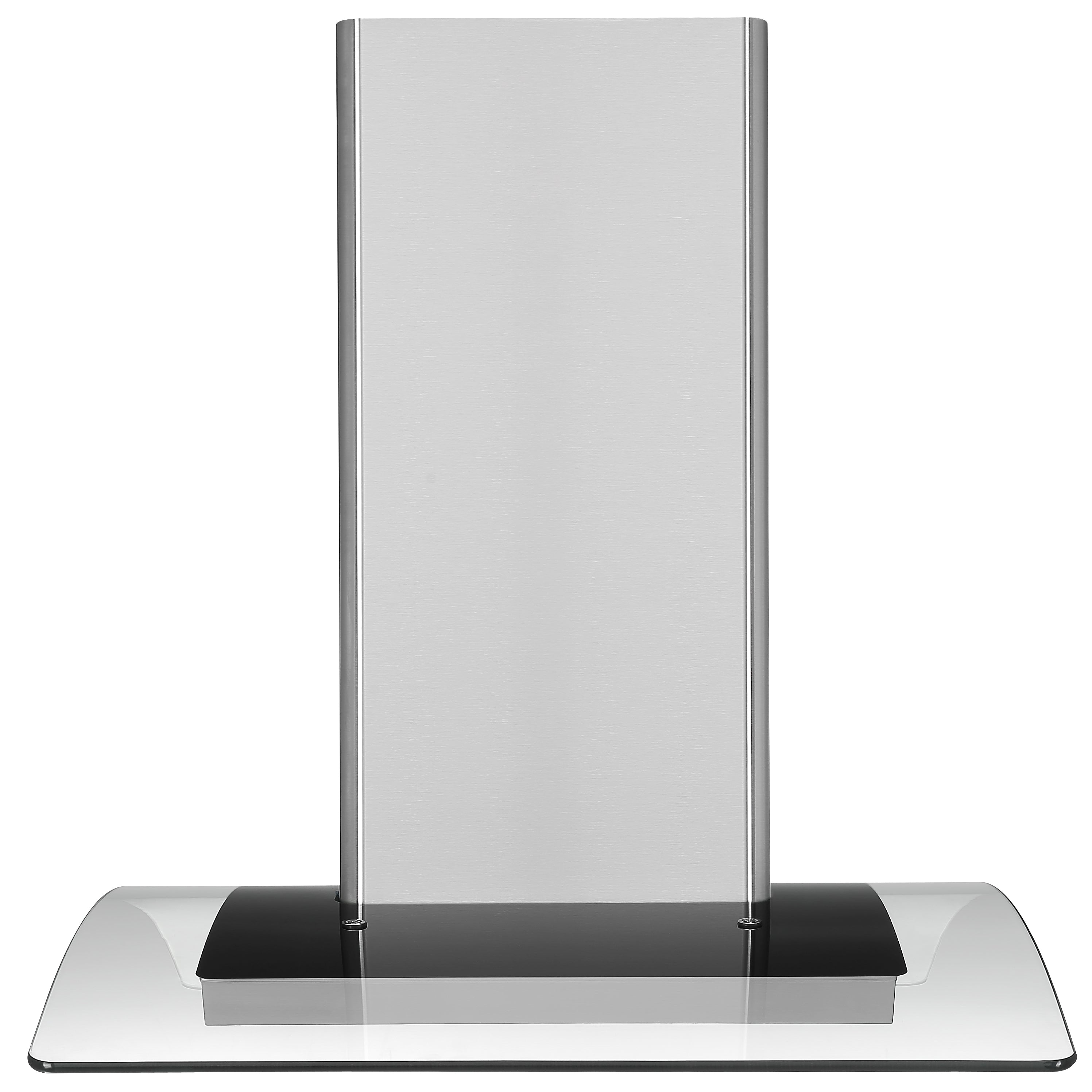 36 Inch Convertible Island Glass Canopy - Stainless Steel Range Hood for Modern Kitchen | Perfect for Open Kitchen, Restaurant & Home Cooking