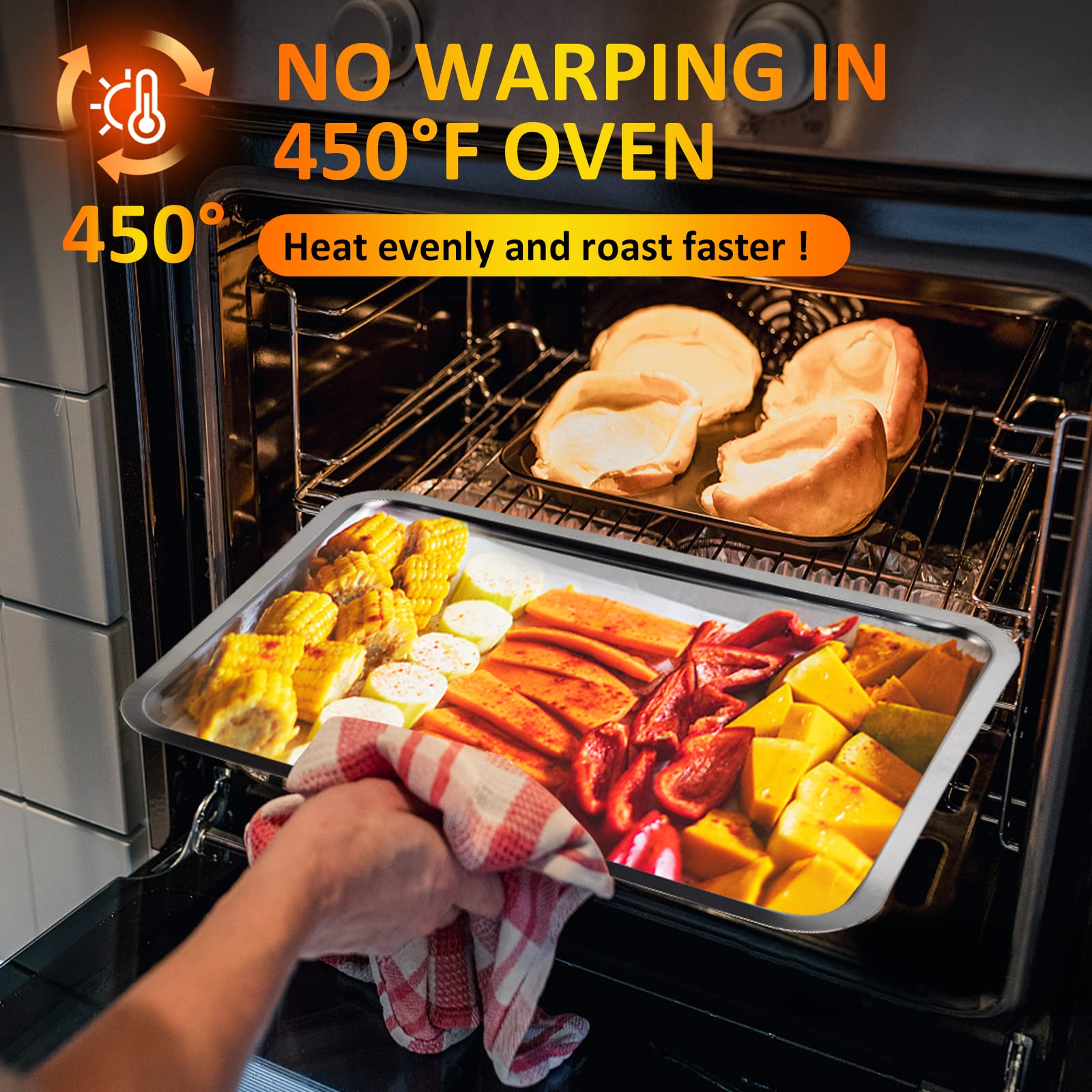 Stainless Steel Air Fryer Basket for Oven - 18.9