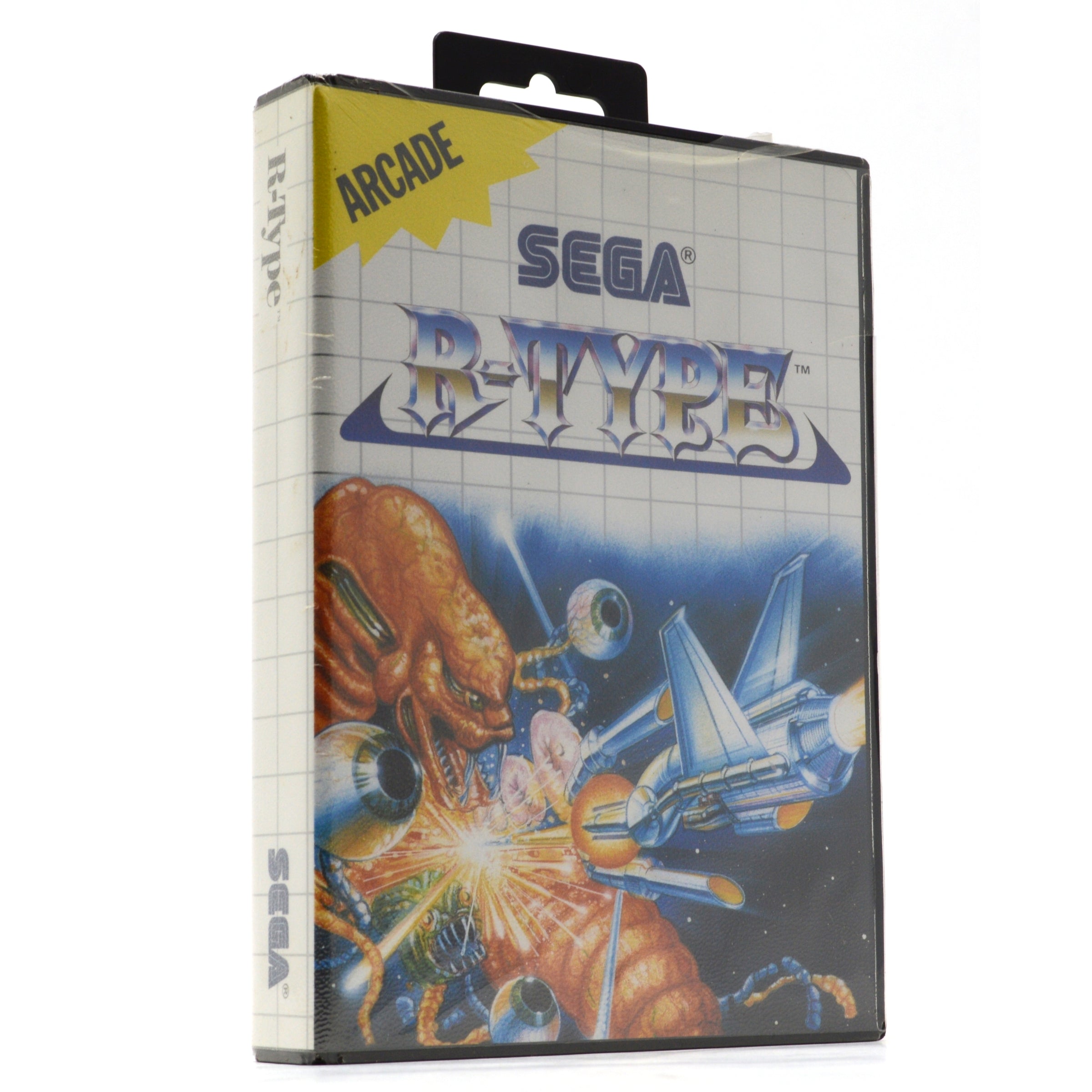 Vintage SEGA Master System R-Type SMS Arcade Video Game - Factory Sealed 1988 Edition | Classic Retro Gaming for Collectors & Nostalgic Gamers | Perfect for Display, Gaming Parties & 80s Themed Events