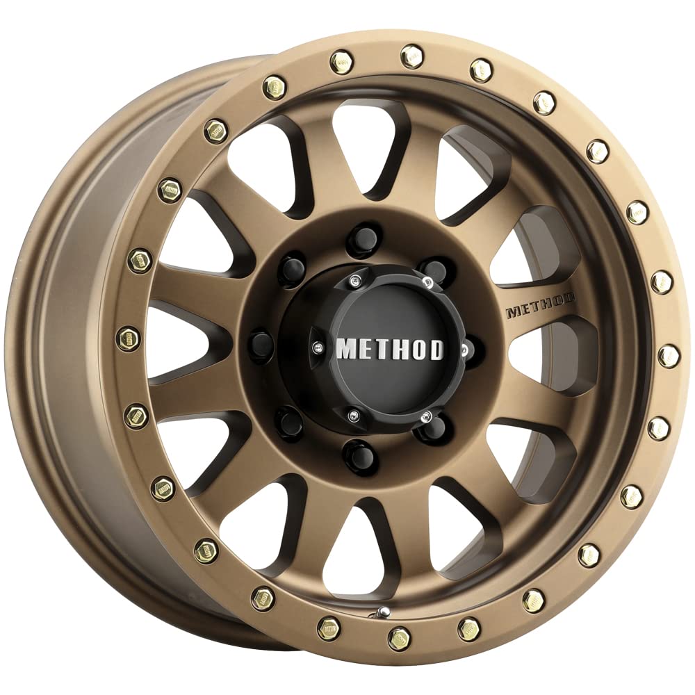 Method Race Wheels 304 Double Standard Bronze Wheel - 17x8.5 Inches, 8x170mm Bolt Pattern, 0mm Offset - Premium Off-Road Wheels for Trucks & SUVs - Ideal for Trail Riding, Rock Crawling & Off-Road Adventures