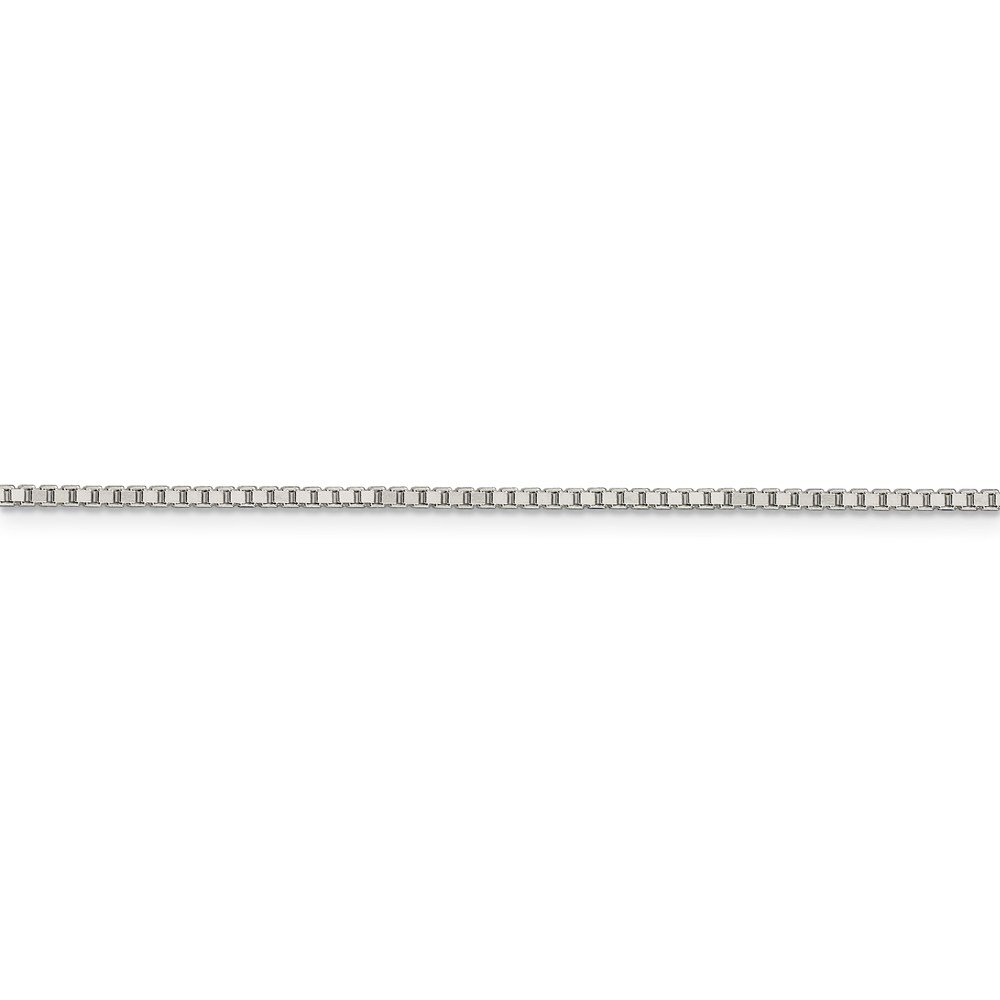 925 Sterling Silver 1.5mm Box Chain Necklace - Durable Lobster Clasp for Secure Fit | Perfect for Layering, Gifts & Everyday Wear