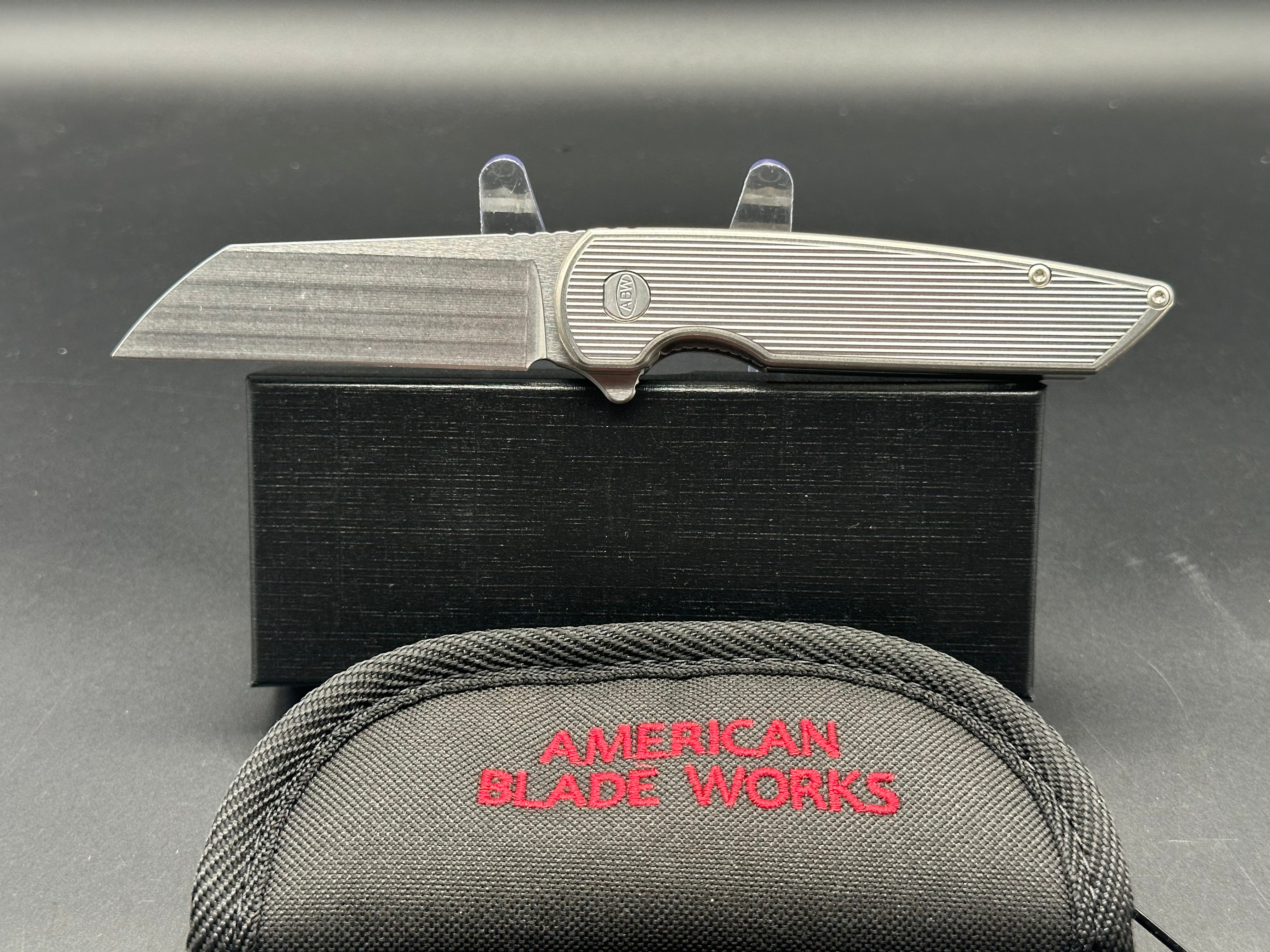 American Blade Works Model 2 Magnacut Folding Knife - Premium EDC Pocket Knife for Outdoor, Camping, Hiking & Everyday Carry