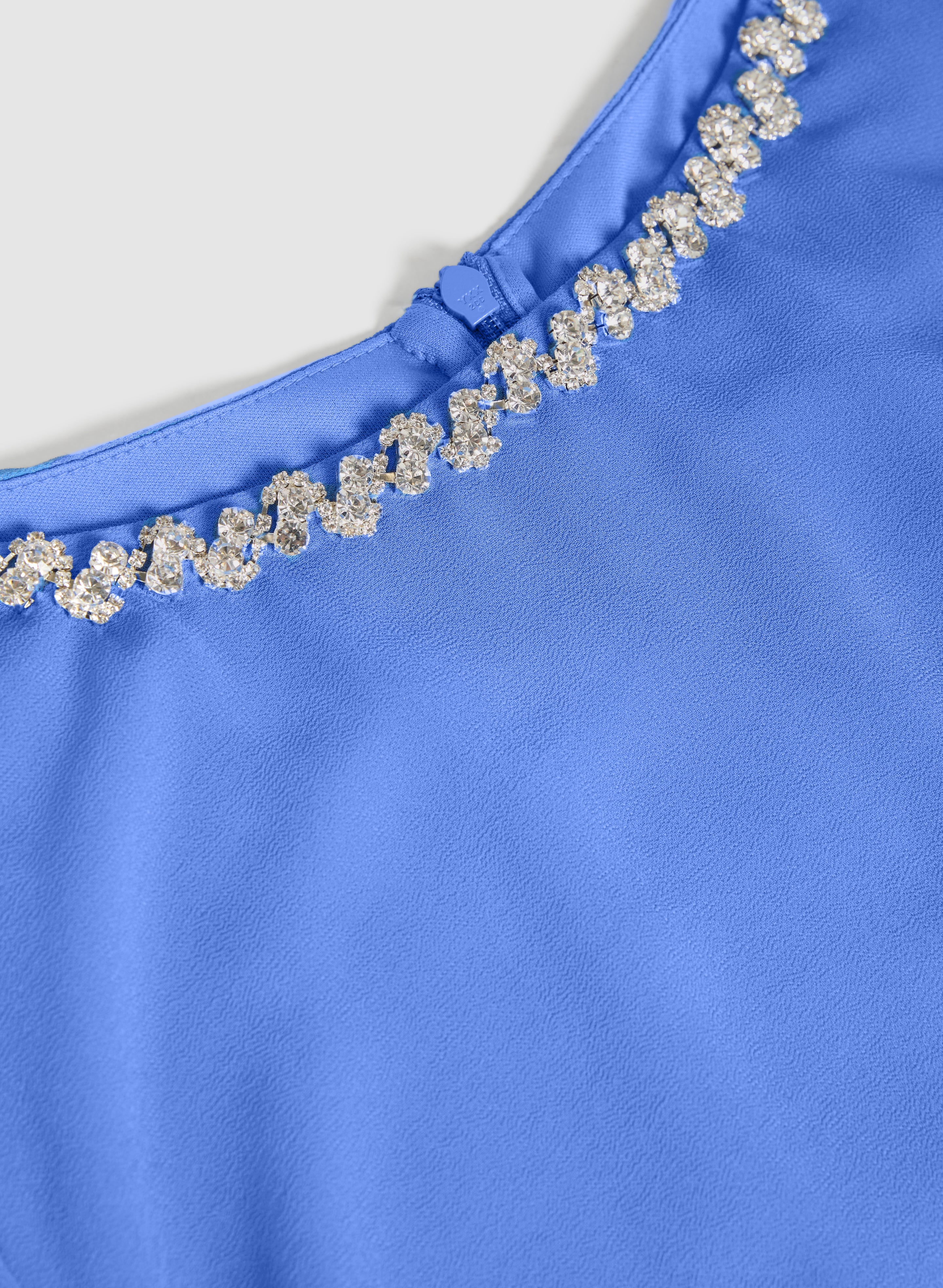 Embellished Cape Sleeve Dress for Women - Elegant Evening Gown with Flowy Cape Detail - Perfect for Weddings, Parties & Special Occasions