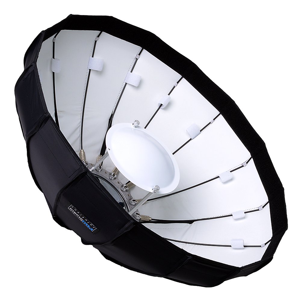 Pro Studio Solutions EZ-Pro 24in (50cm) Beauty Dish & Softbox Combo with Speedring - Collapsible Soft Light Modifier for Strobe, Flash & Monolights | Perfect for Portrait, Fashion & Beauty Photography