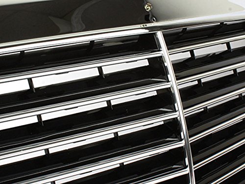 Chrome Front Grill for Mercedes Benz W124 E-Class 300E 260E 400E 500E - Premium Replacement Grille for Enhanced Style & Protection - Perfect for Car Upgrades & Restoration Projects