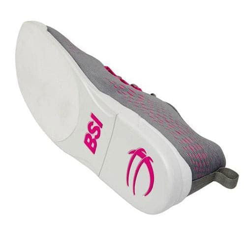 BSI Women's #931 Grey Pink Bowling Shoes - Lightweight & Comfortable for League Play & Casual Bowling - Perfect for Bowling Enthusiasts & Beginners