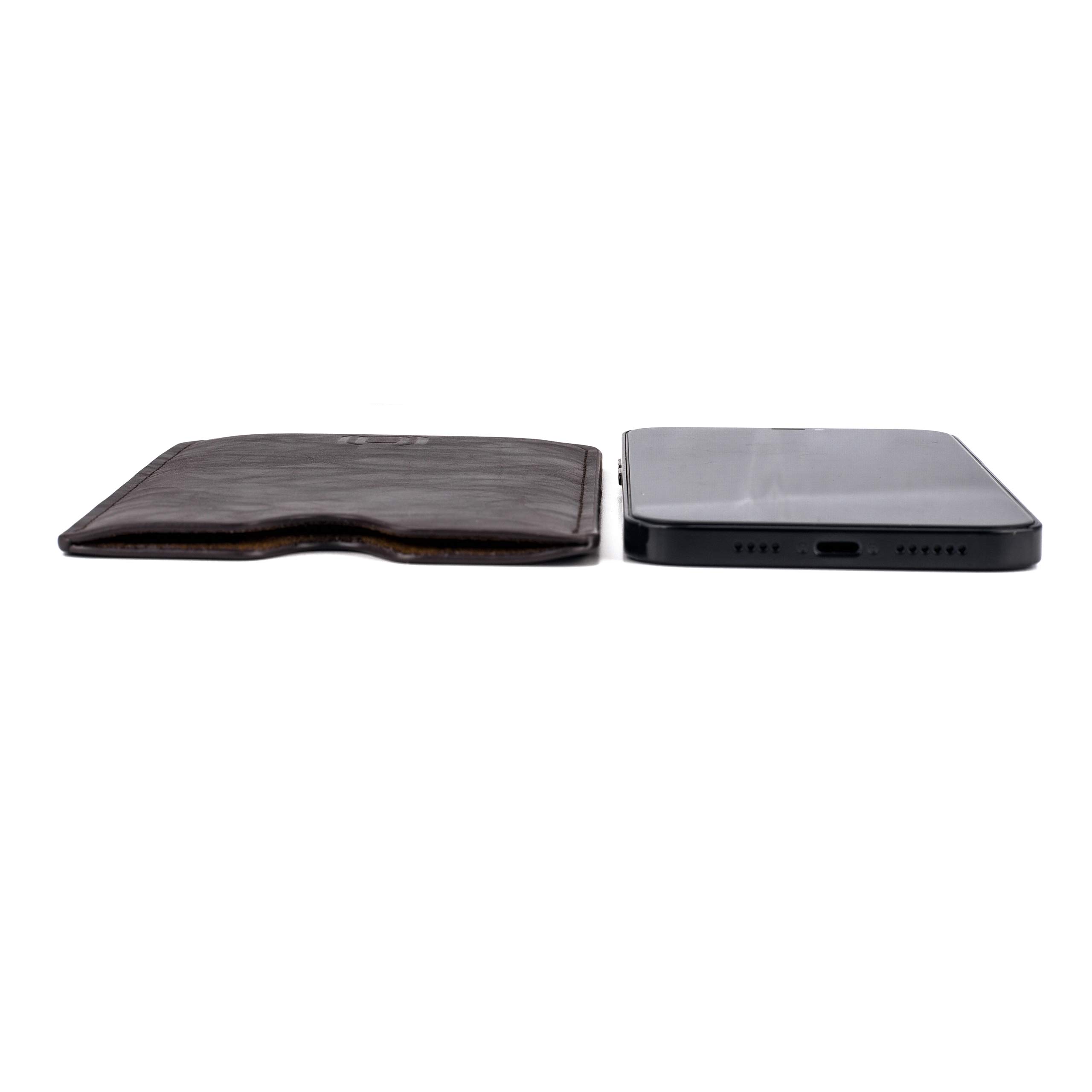 Premium Faux Leather iPhone 16 Pro Max/Plus Case - Slim Protective Sleeve with Microfiber Lining for iPhone 15 Pro Max/Plus, 14 Pro Max/Plus, 13 Pro Max & 12 Pro Max | Dark Brown | Perfect for Business Travel & Office Use