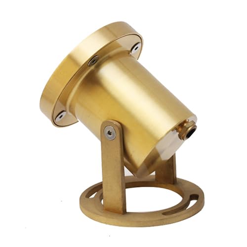 5W MR16 LED Submersible Underwater Light - Solid Brass Waterproof Pond & Pool Fountain Lights for Long-Lasting Brightness | Perfect for Garden Ponds, Swimming Pools, and Water Features