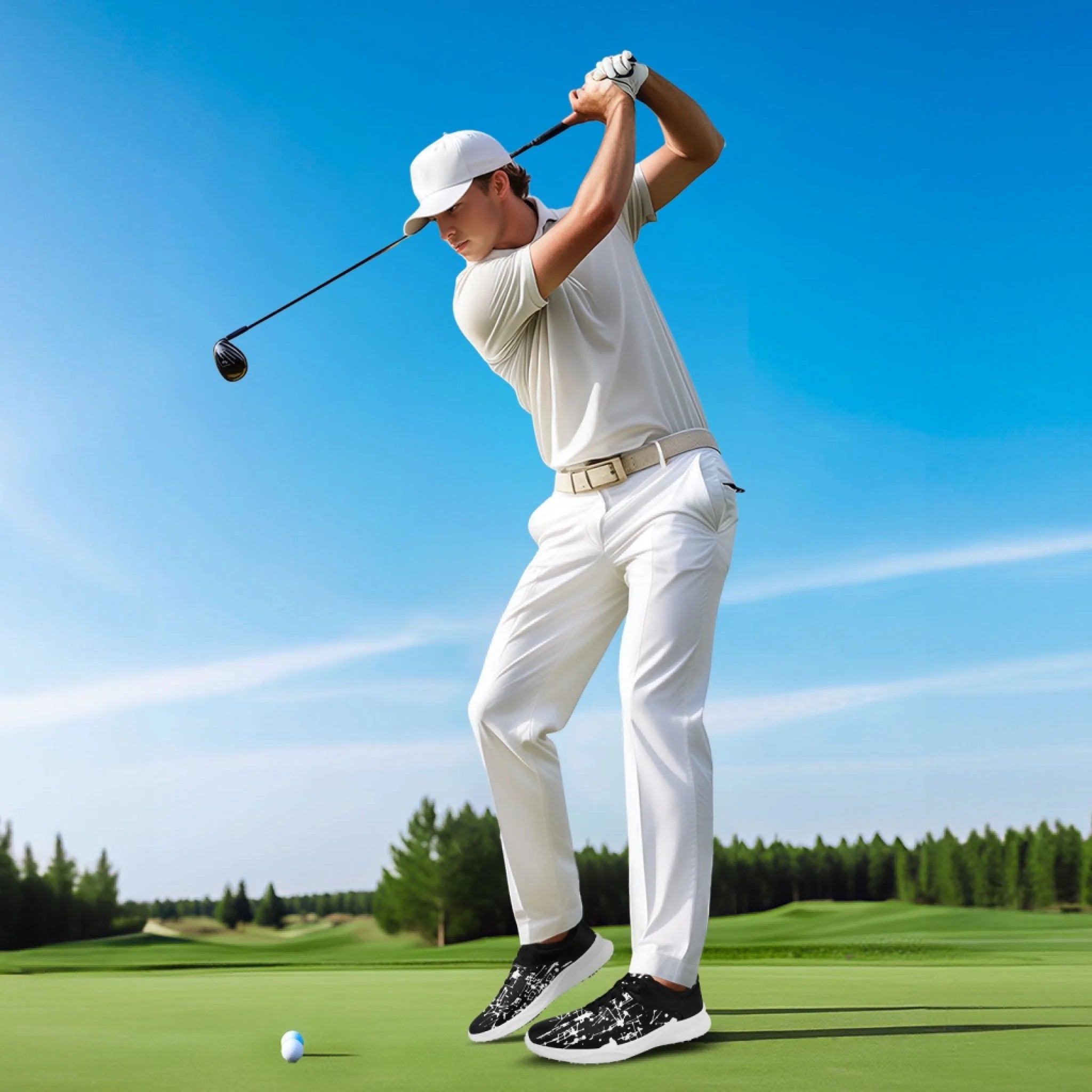 Custom Golf Performance Sneakers for Men & Women - Personalized Durable Athletic Shoes for POD Resellers - Perfect for Golfing, Running & Casual Wear - FN062 25020099 7
