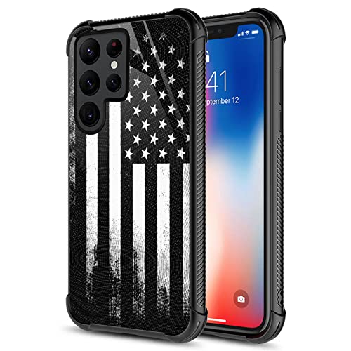 Black Retro American Flag