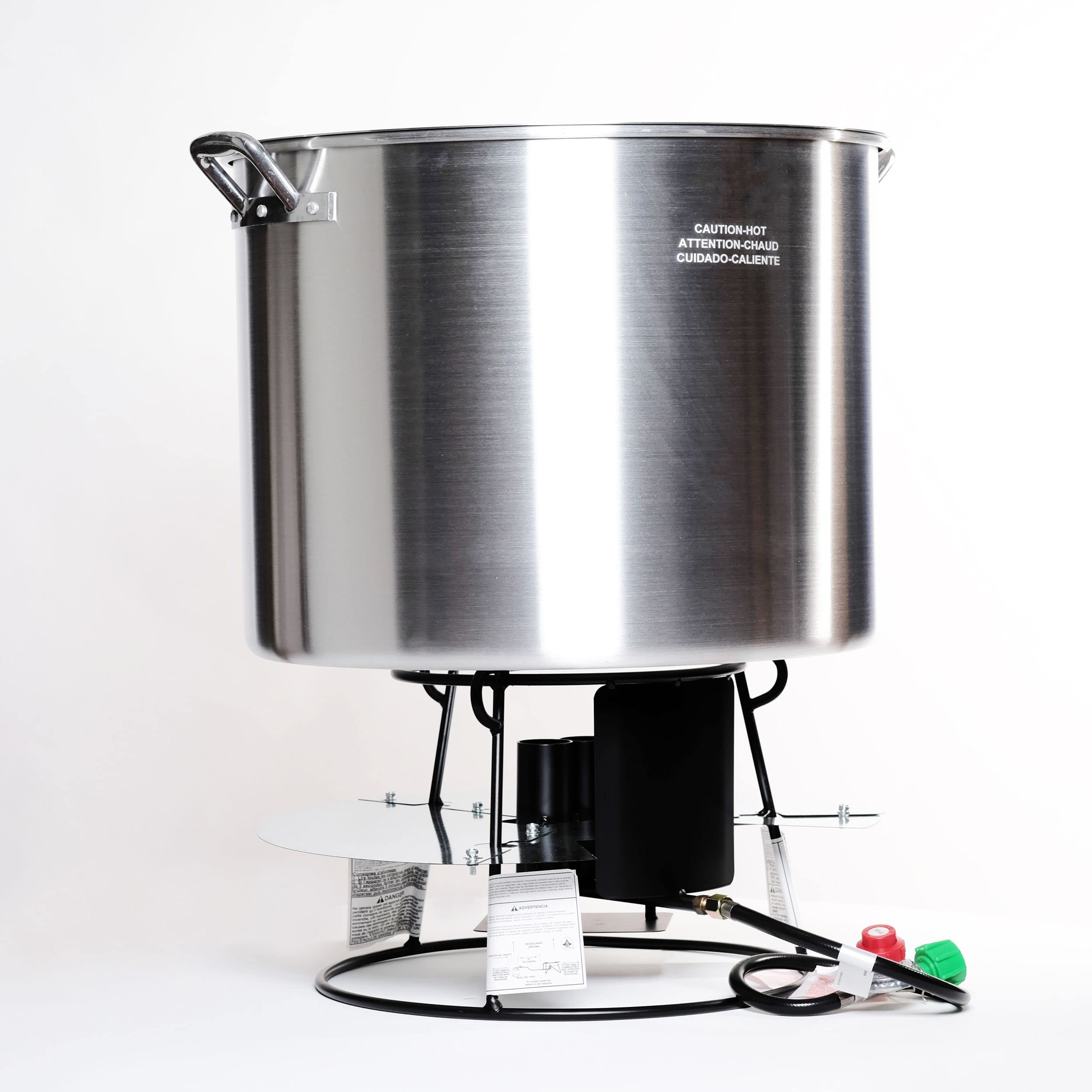 King Kooker 12013N Outdoor Jet Cooker Package with 120-Quart Pot - High-Pressure Propane Burner for Camping, Tailgating & Large Group Cooking