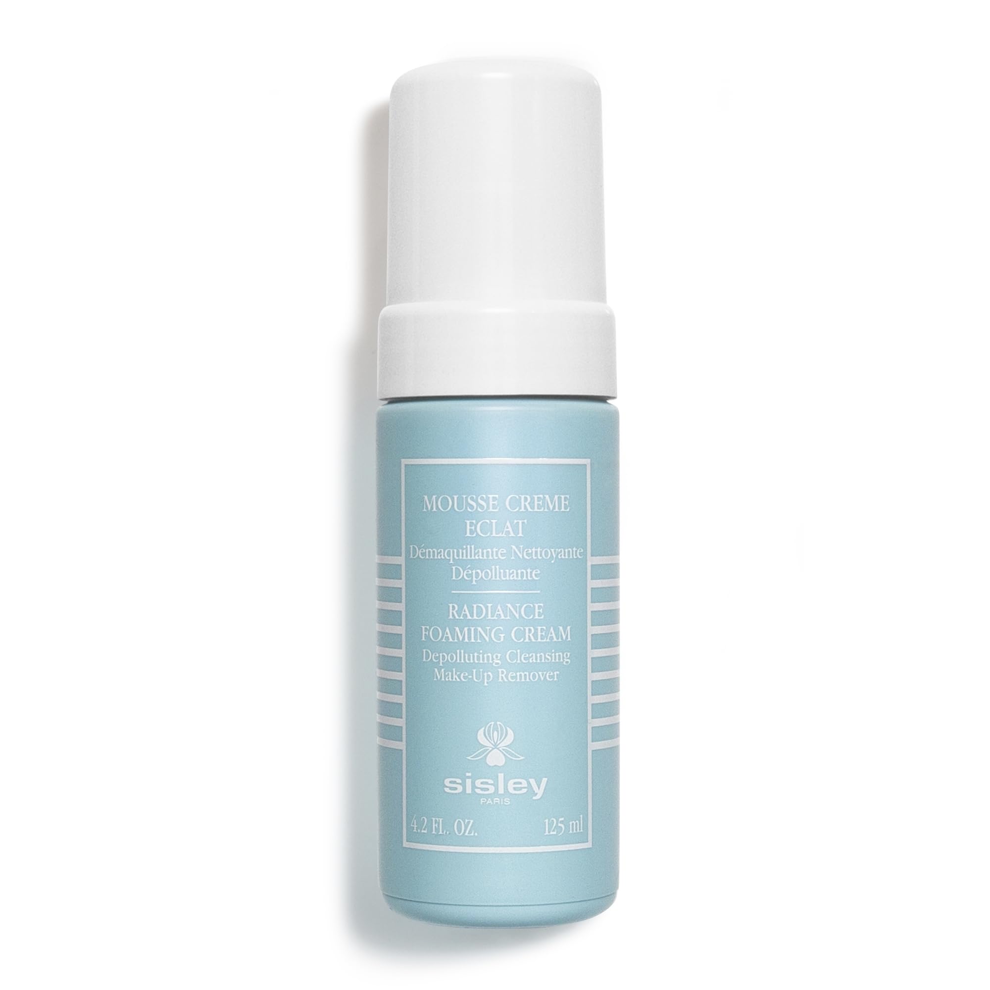 Sisley Paris Radiance Foaming Cream 125ml - Depolluting Cleansing Makeup Remover & Face Wash for All Skin Types | Brightening & Detoxifying Daily Skincare for Women & Men | Perfect for Morning & Night Routine