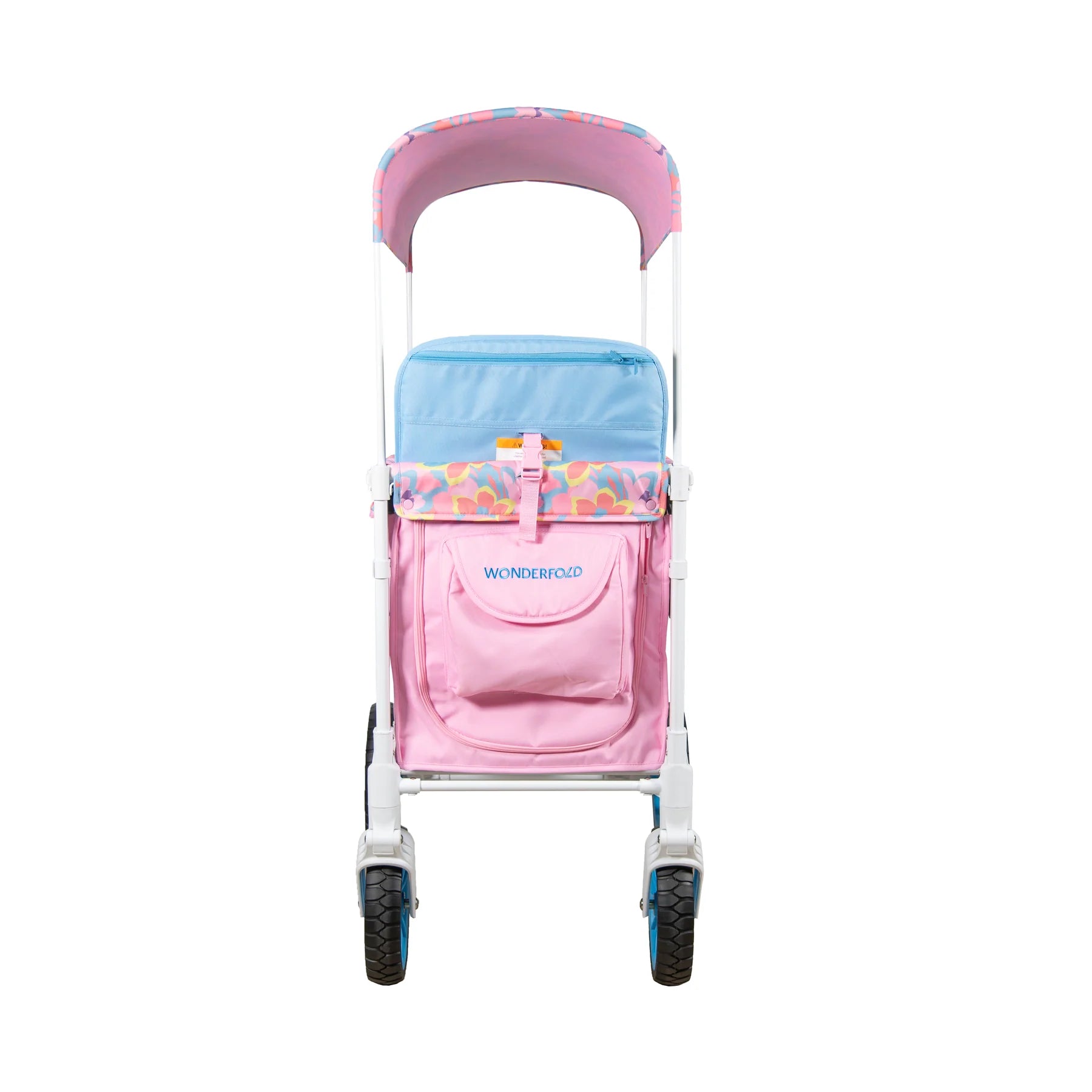 WonderFold W2 Petal Pop Stroller Wagon - Limited Edition 4-in-1 Convertible Baby Stroller & Wagon with Canopy | Perfect for Outings, Beach Trips, and Family Adventures