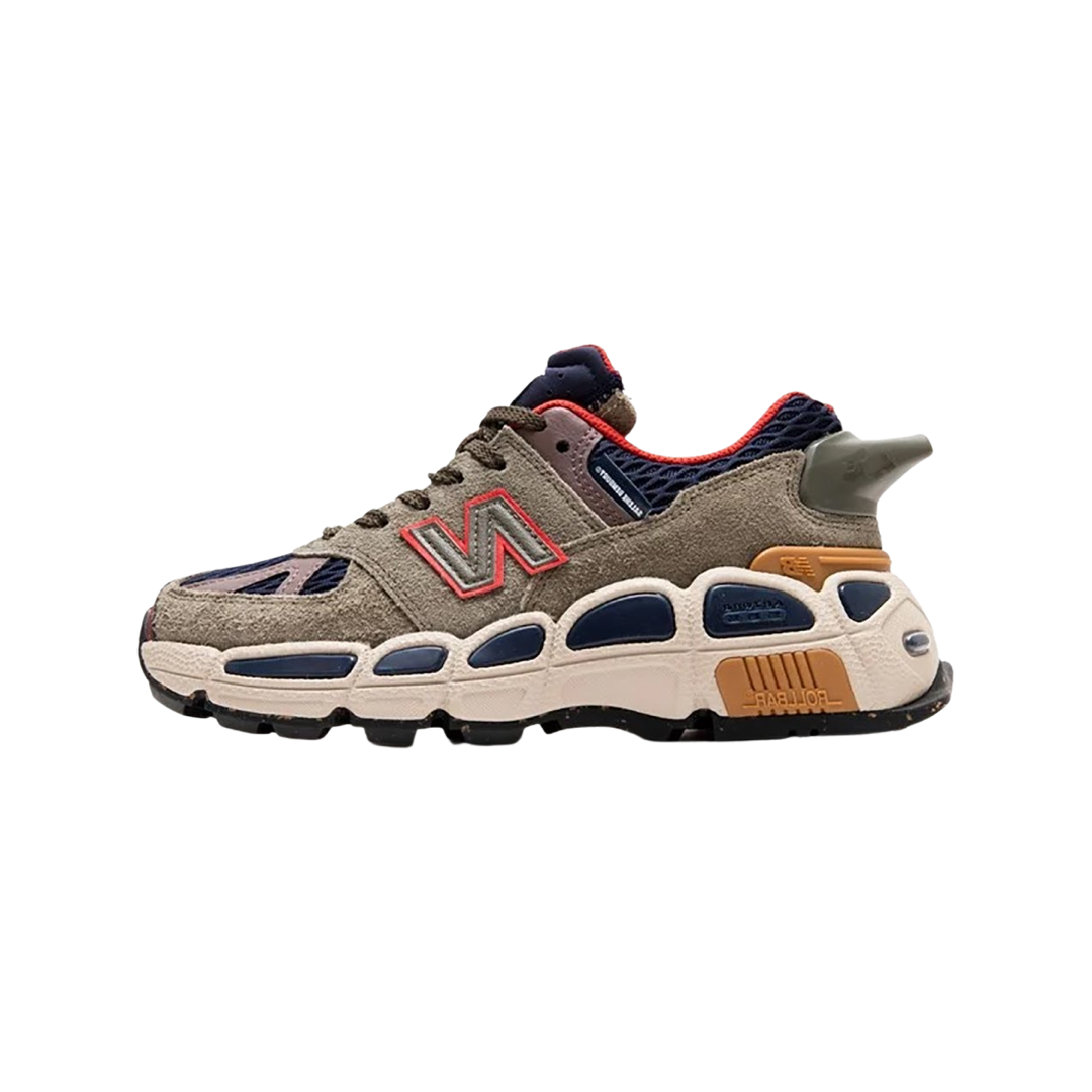 New Balance 574 Sneakers by Salehe Bembury - Forest Green Colorway | Men's Casual Running Shoes for Walking, Jogging & Streetwear Fashion