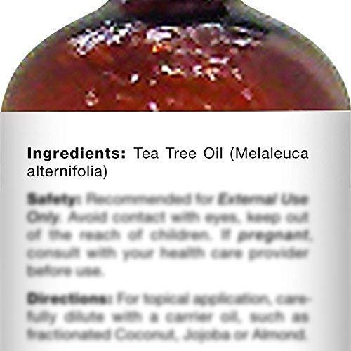 Majestic Pure Tea Tree Oil 4 fl oz & Shampoo Conditioner Set 16 fl oz Bundle - Natural Hair & Scalp Care for Dandruff, Itchy Scalp - Perfect for Daily Hair Wash & Aromatherapy
