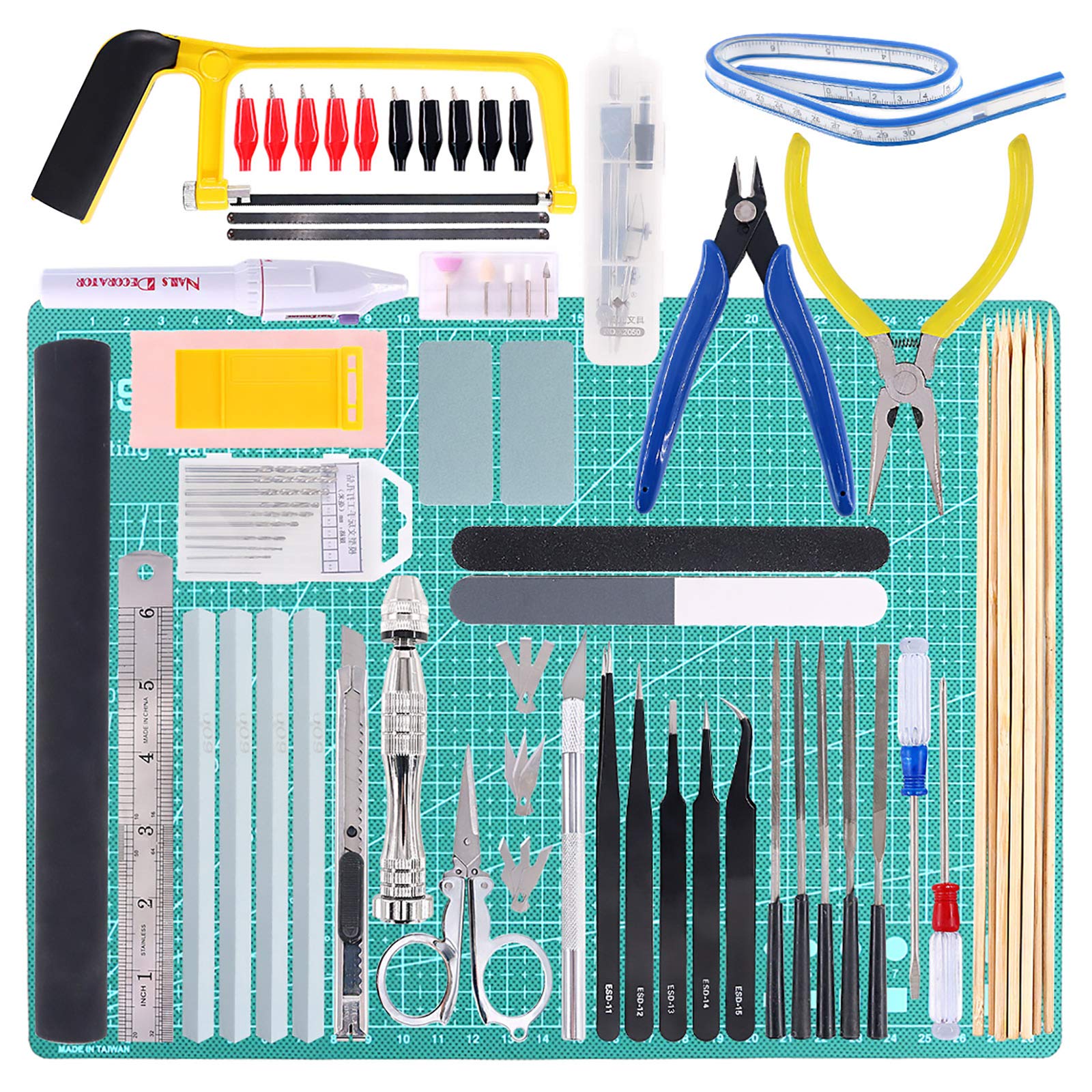 Keadic 87Pcs Gundam Model Tools Kit for Car & Hobby Building