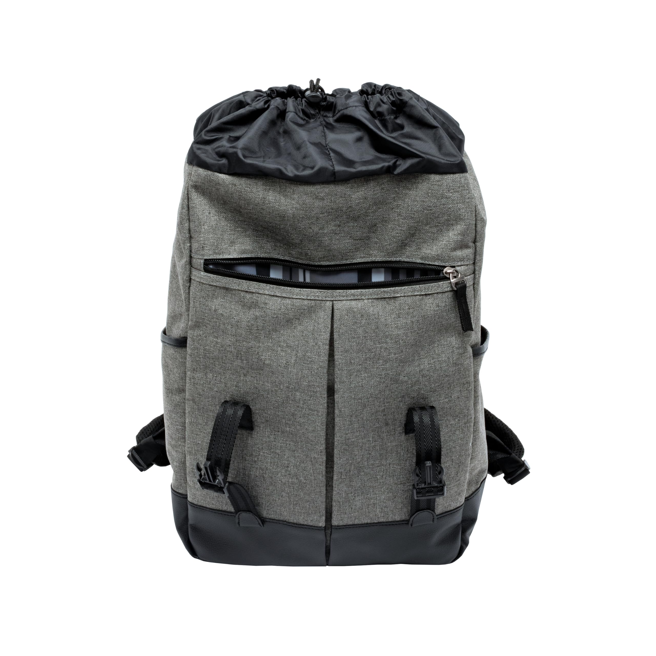 Geckobrands Maven Backpack - Durable Grey Canvas Laptop Backpack for Work, Travel & School | Water-Resistant & Spacious Design